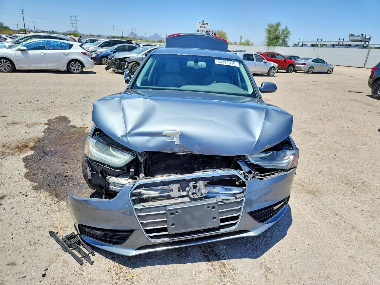 2013 Audi A4 Premium Plus Charcoal vin: WAUEFAFL1DN025121