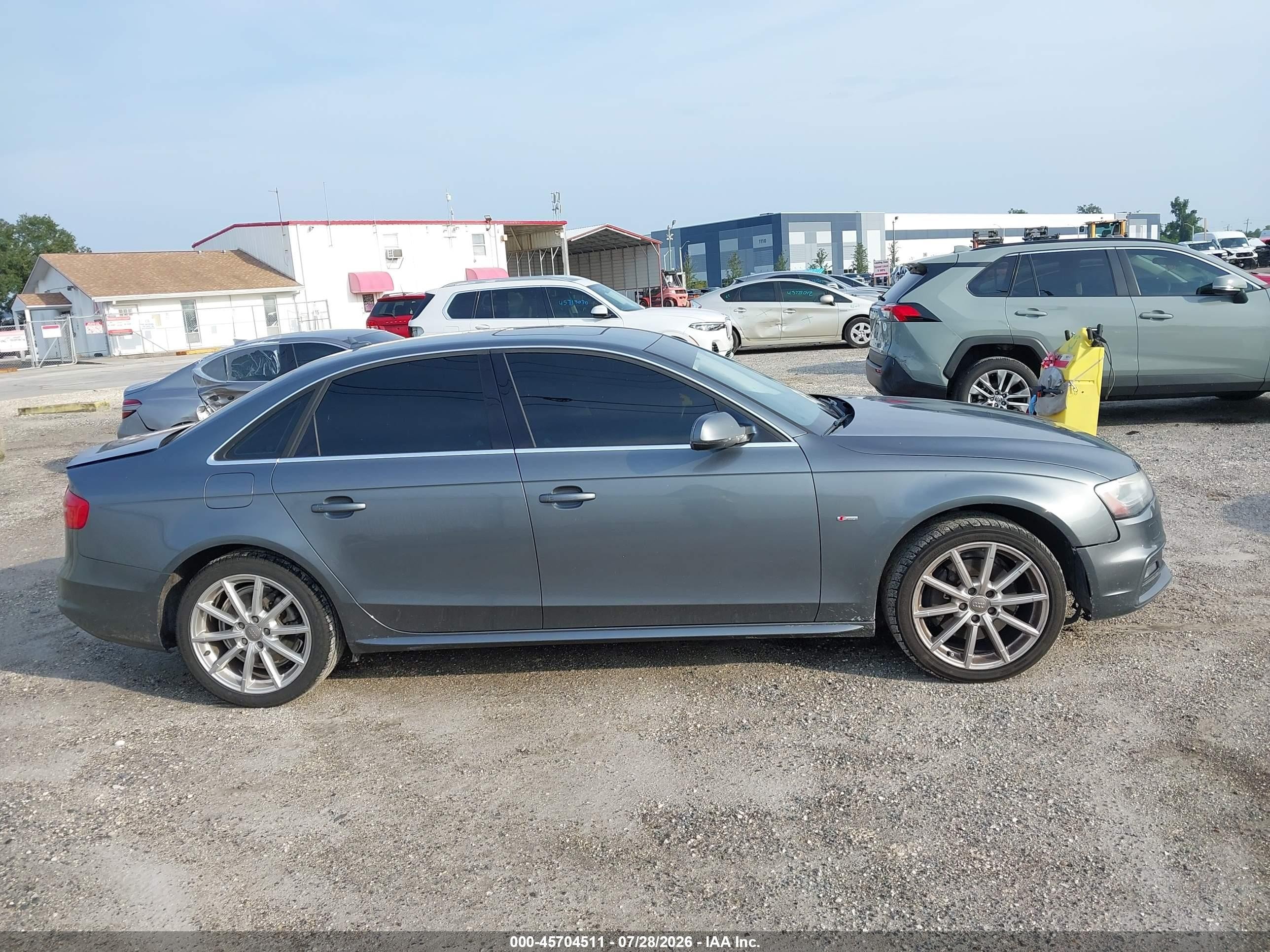 2014 Audi A4 2.0t Premium Gray vin: WAUEFAFL1EN039232