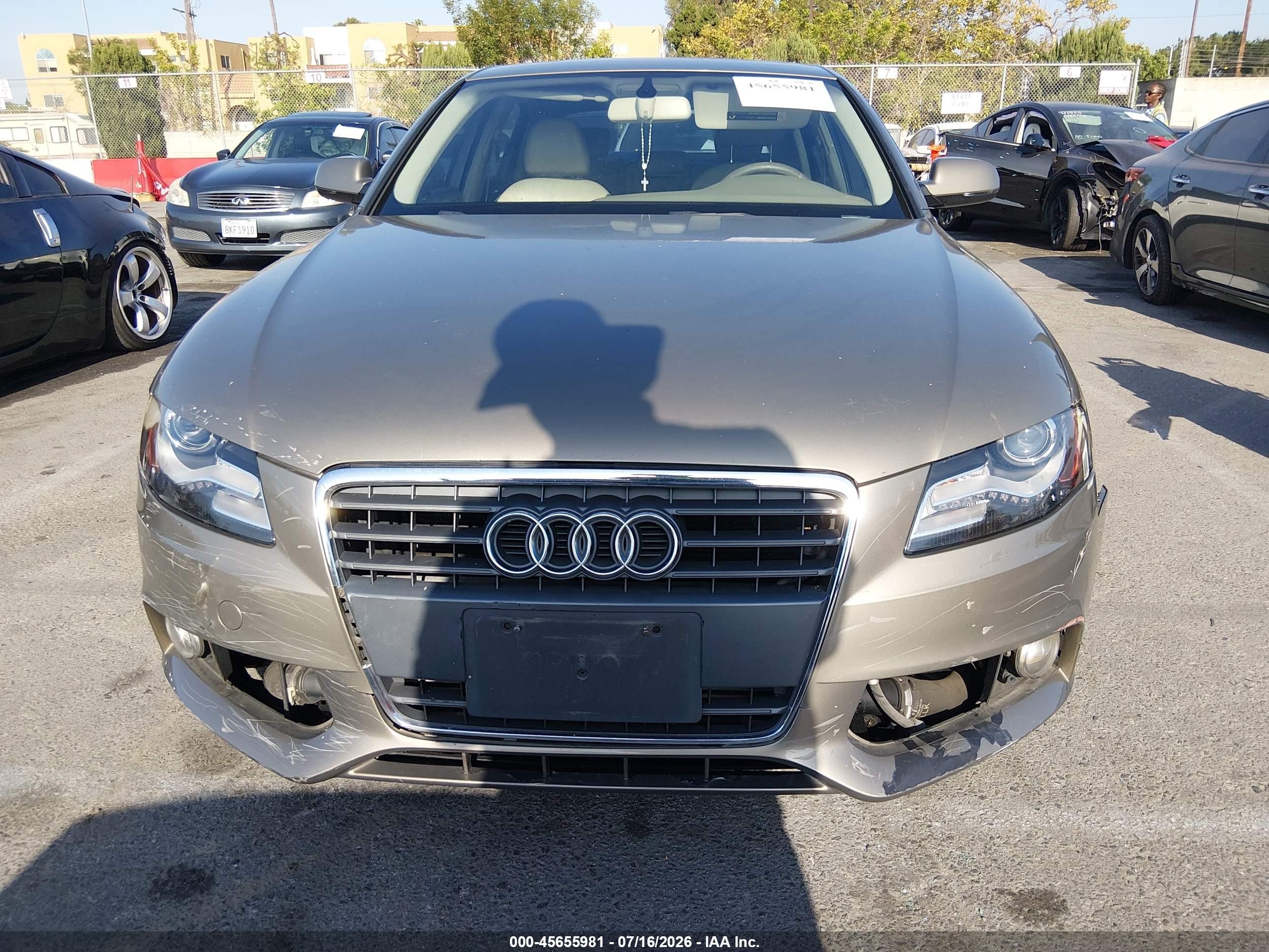 2010 Audi A4 2.0t Premium Gold vin: WAUEFAFL2AN059032