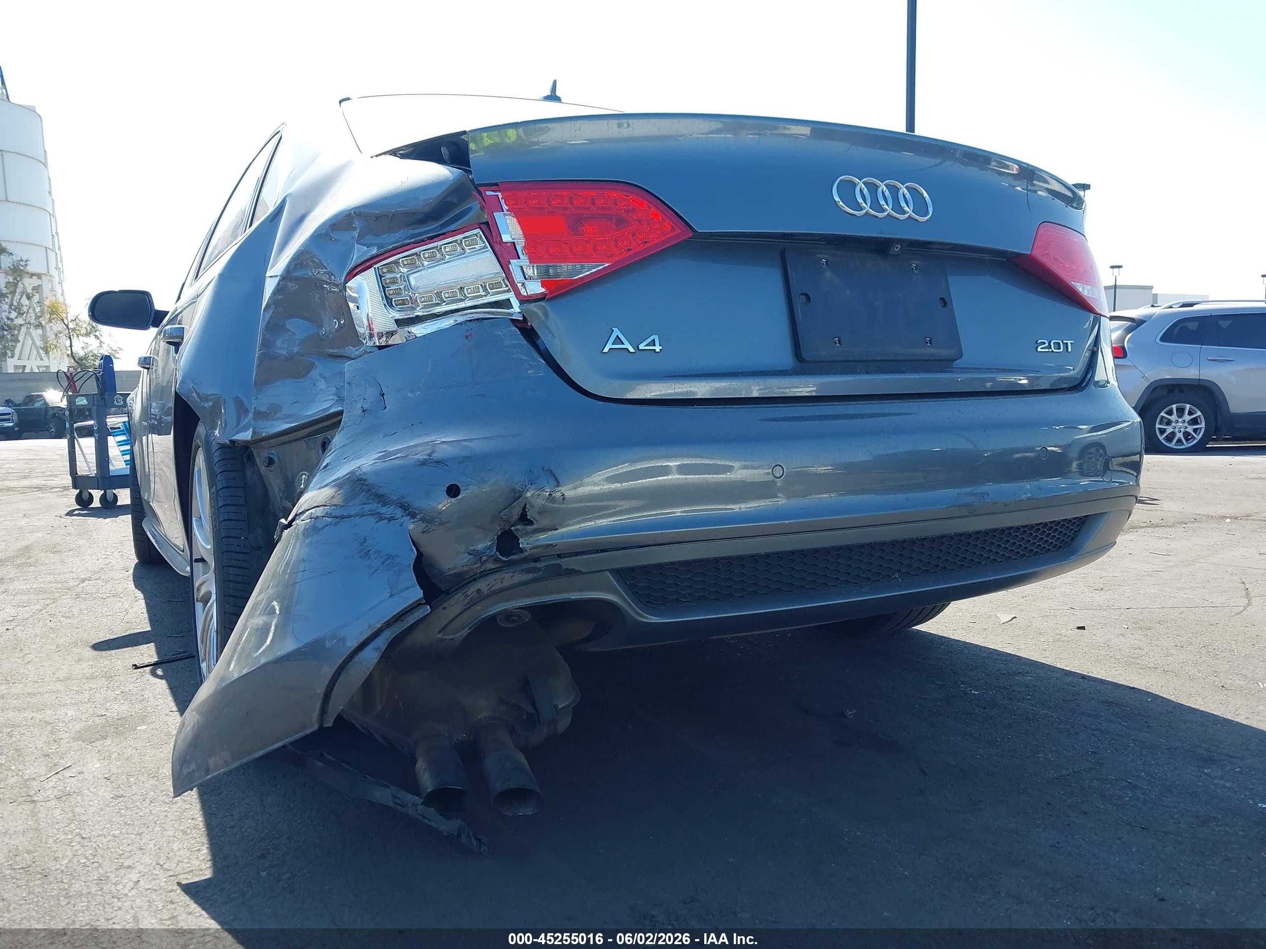 2012 Audi A4 2.0t Premium Gray vin: WAUEFAFL2CA120180