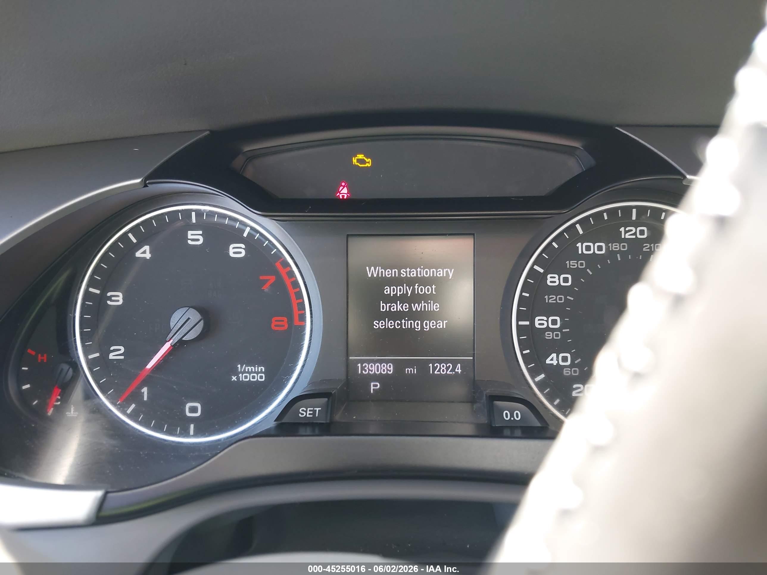 2012 Audi A4 2.0t Premium Gray vin: WAUEFAFL2CA120180