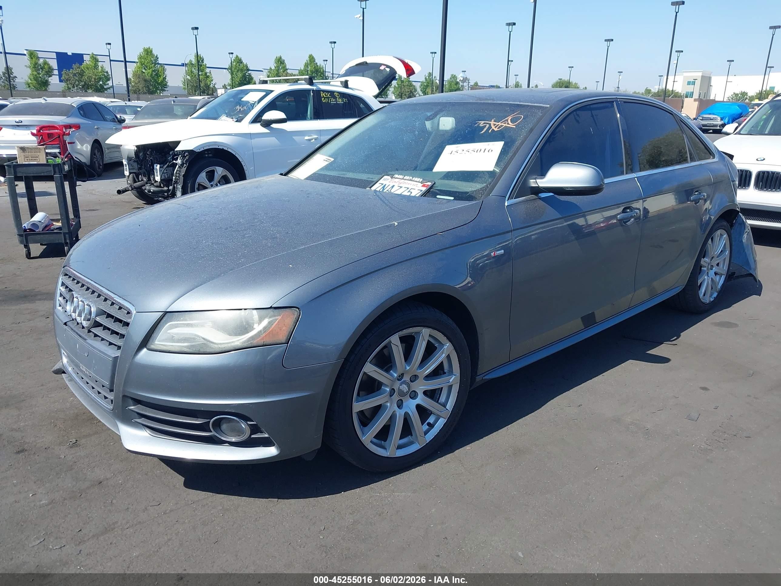2012 Audi A4 2.0t Premium Gray vin: WAUEFAFL2CA120180