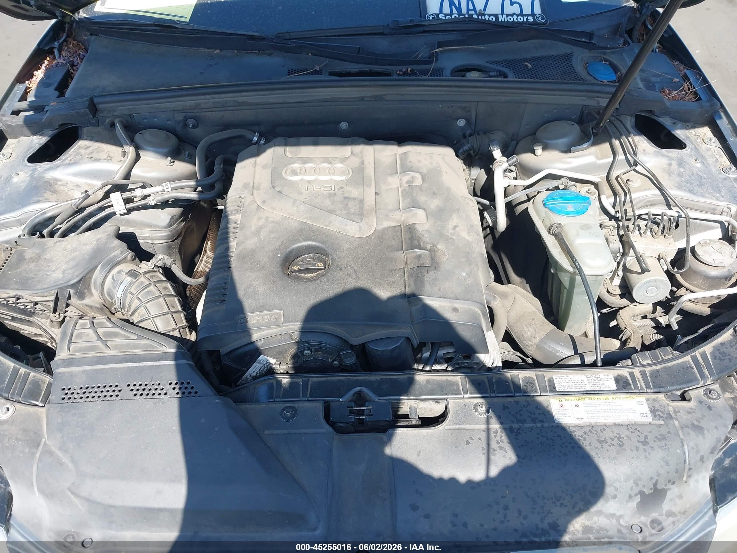 2012 Audi A4 2.0t Premium Gray vin: WAUEFAFL2CA120180