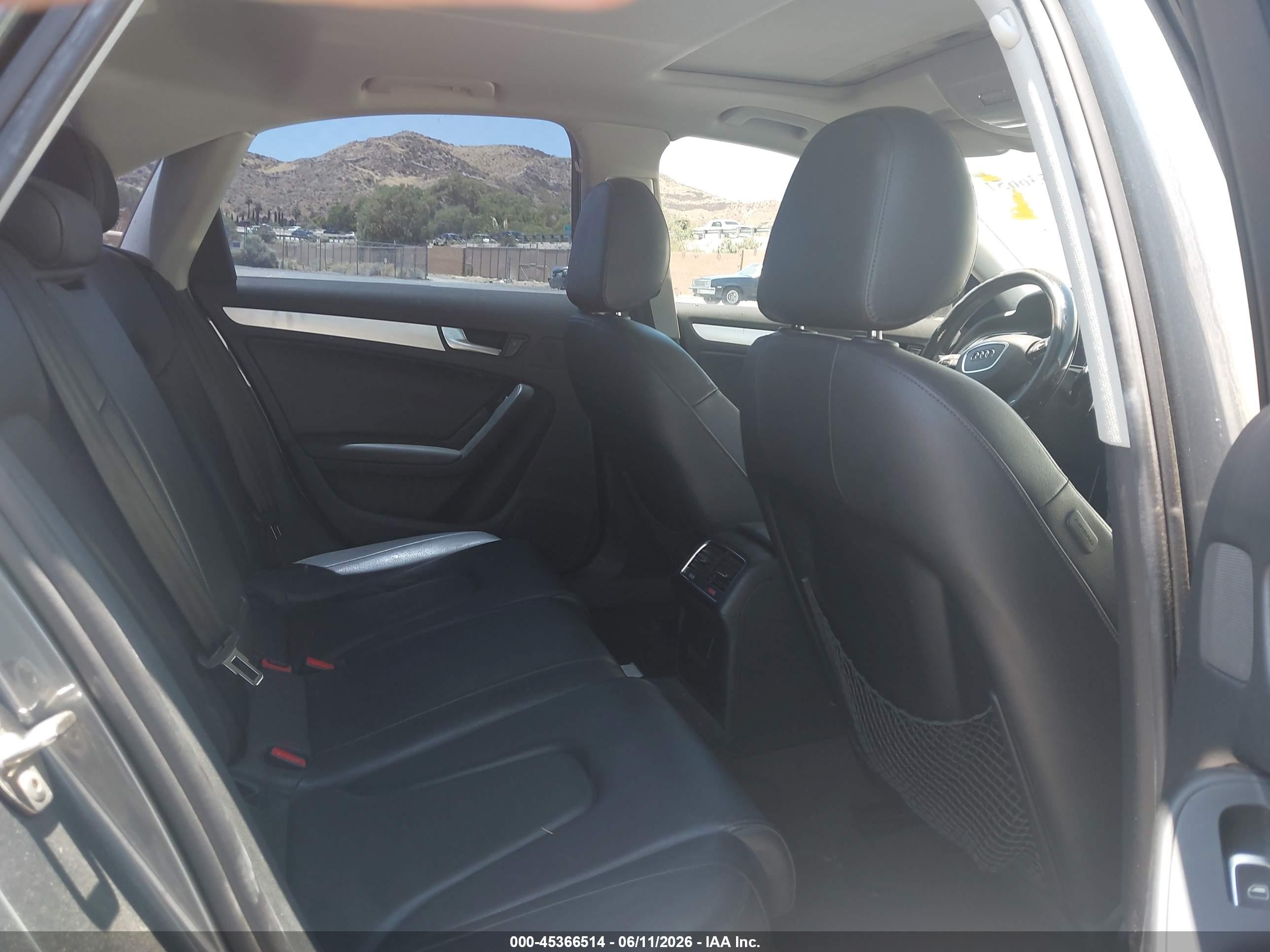 2013 Audi A4 2.0t Premium Black vin: WAUEFAFL2DA119368