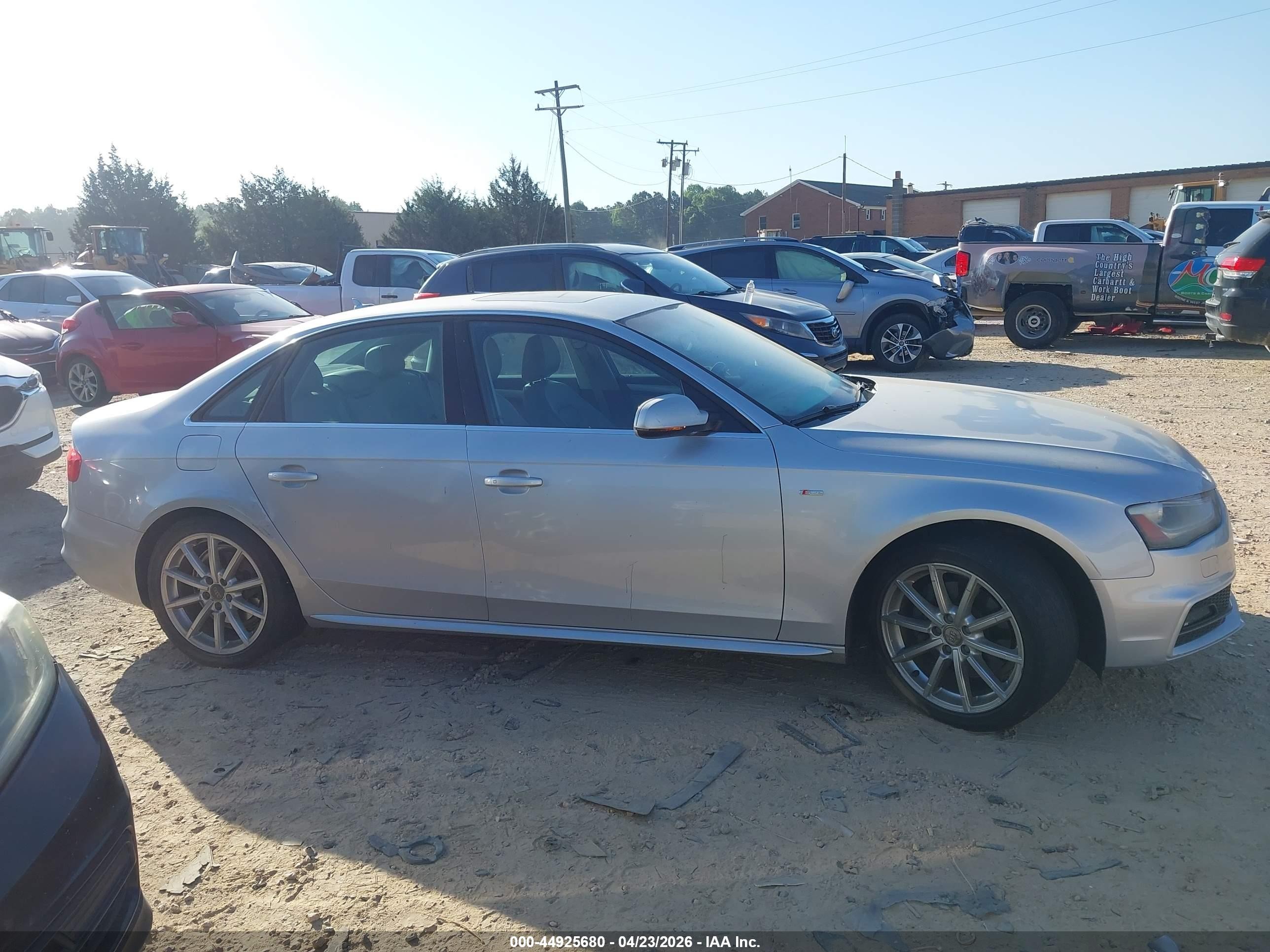 2014 Audi A4 2.0t Premium Silver vin: WAUEFAFL2EN035187