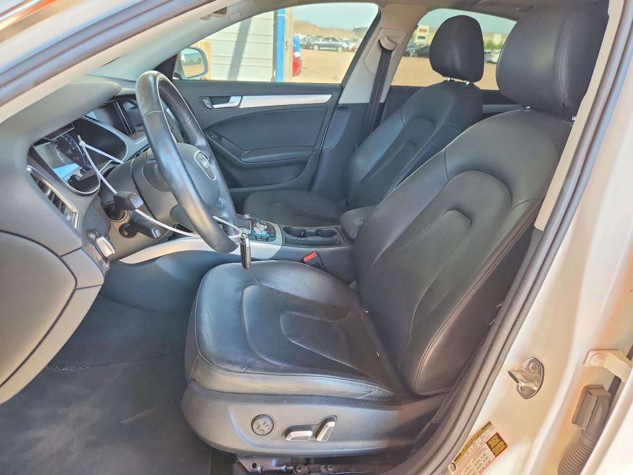 2013 Audi A4 Premium Plus White vin: WAUEFAFL3DN035049