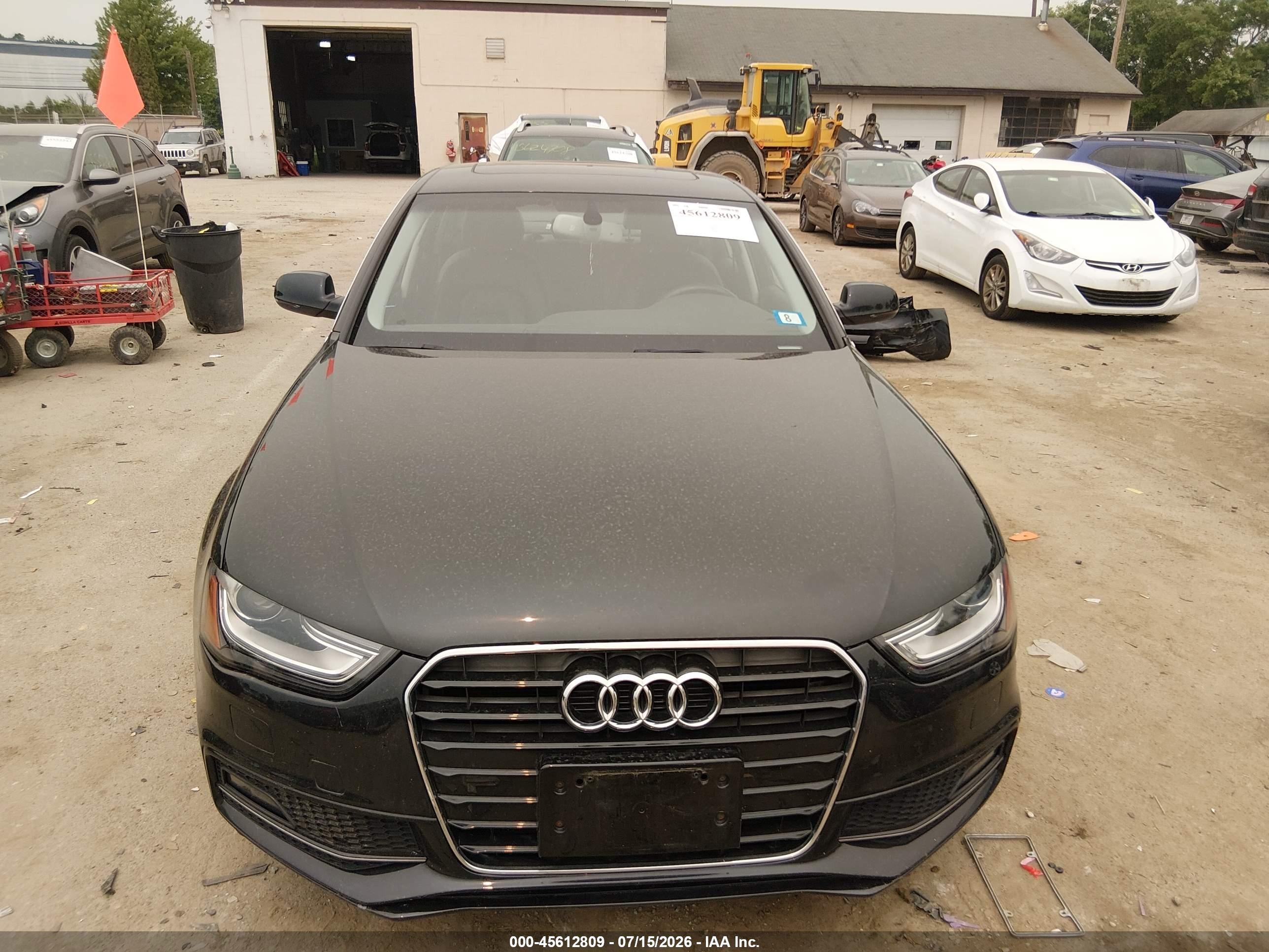 2014 Audi A4 2.0t Premium Black vin: WAUEFAFL3EN007415