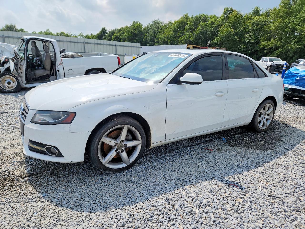 2011 Audi A4 Premium Plus Белый vin: WAUEFAFL4BN056795