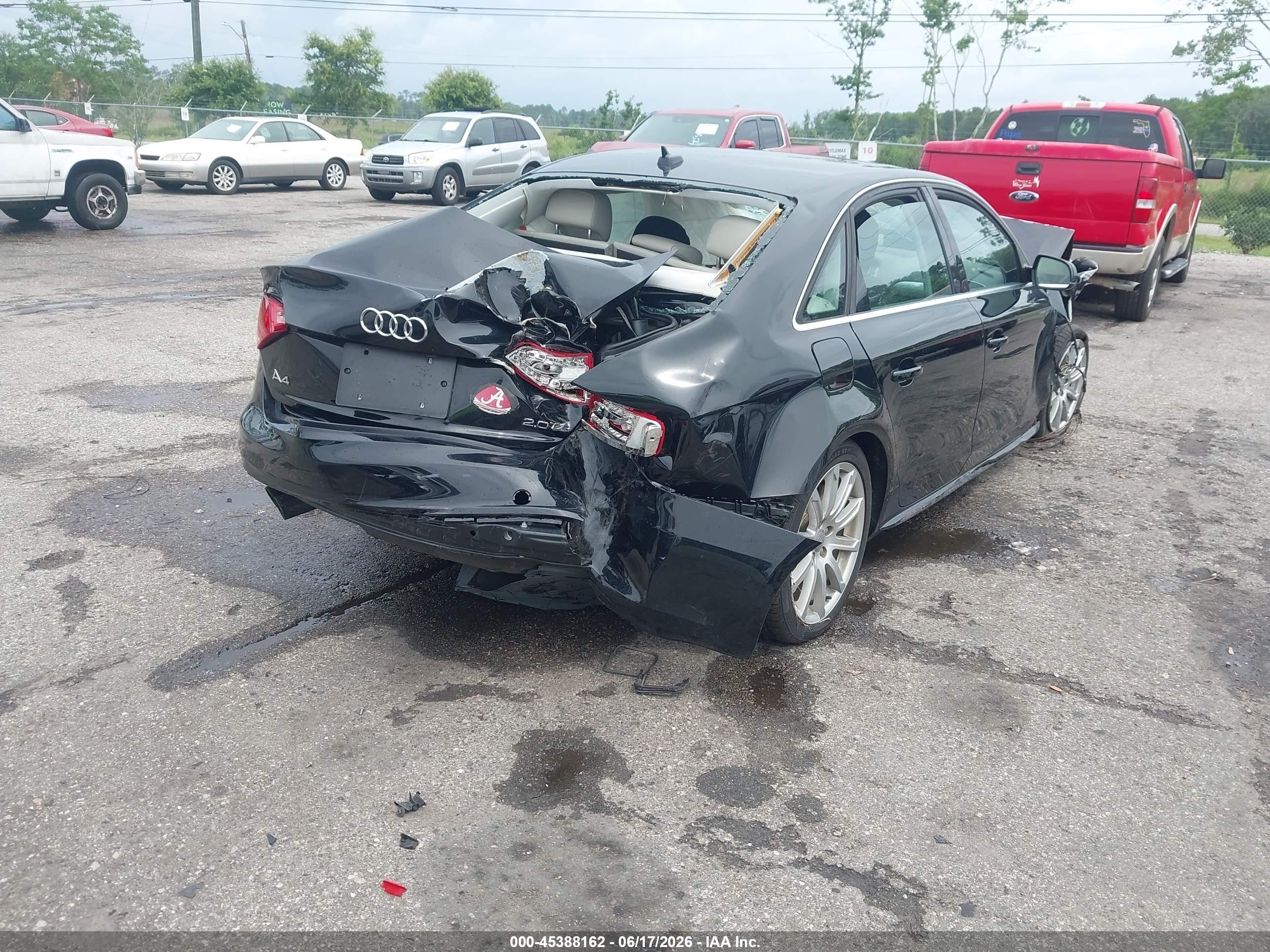 2012 Audi A4 2.0t Premium Plus Black vin: WAUEFAFL4CA113862