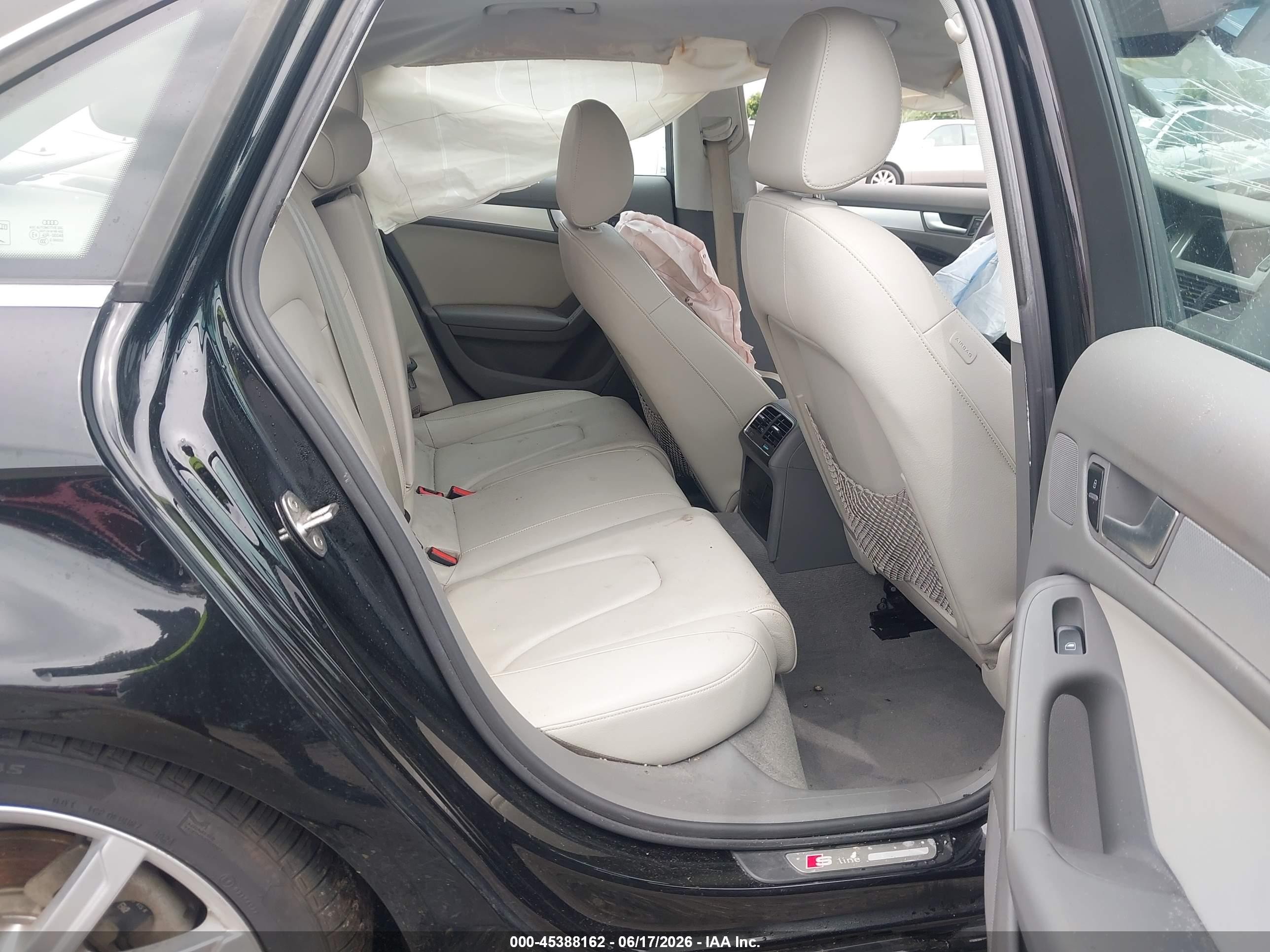 2012 Audi A4 2.0t Premium Plus Black vin: WAUEFAFL4CA113862