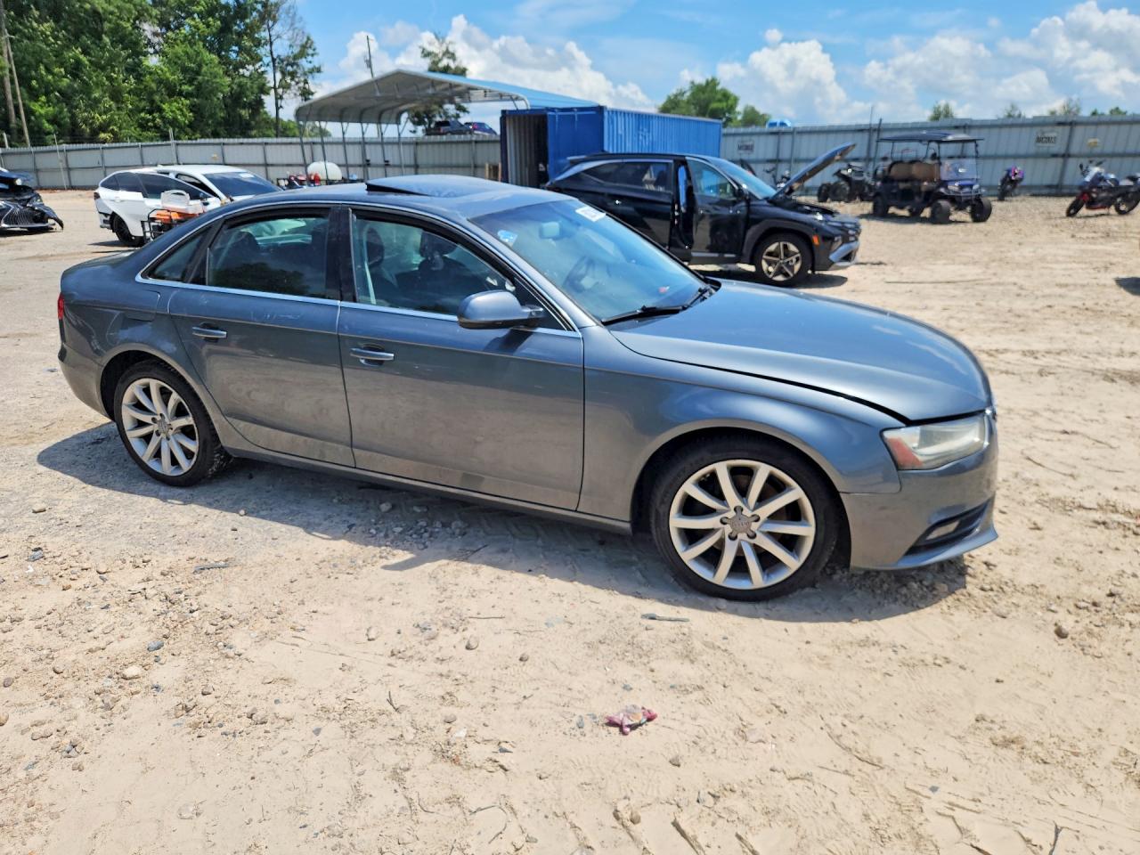 2013 Audi A4 Premium Plus Gray vin: WAUEFAFL4DA048402