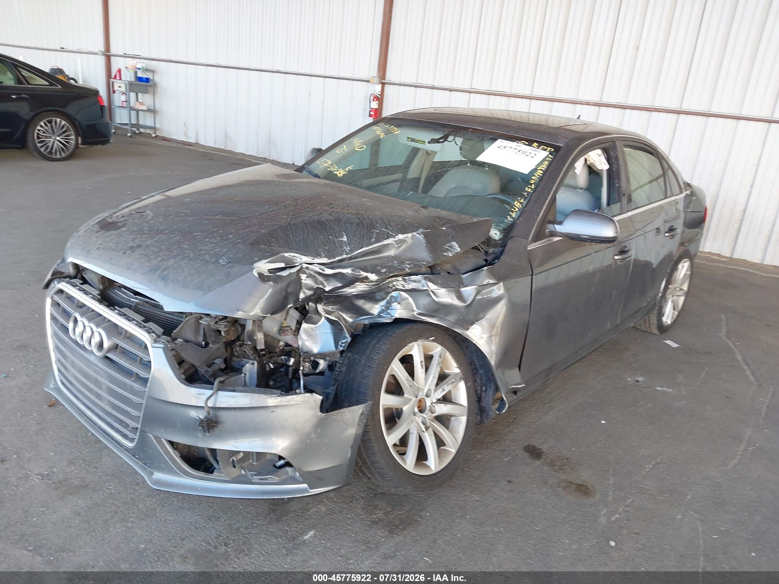 2013 Audi A4 2.0t Premium Gray vin: WAUEFAFL4DN033049