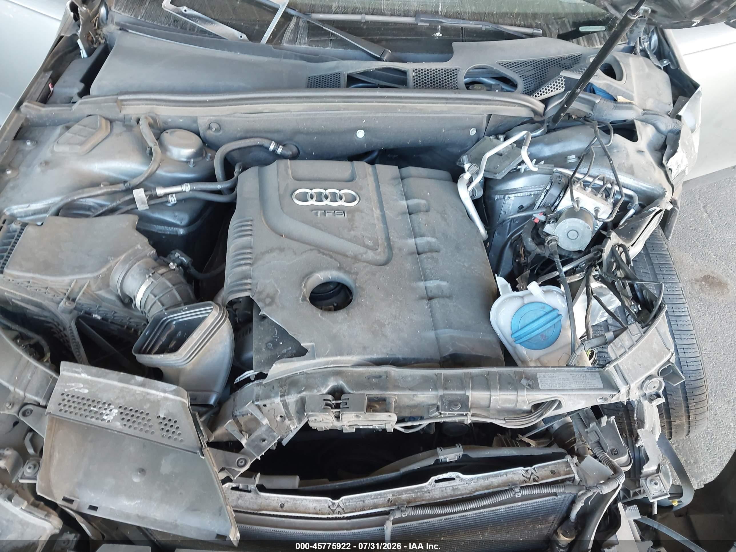 2013 Audi A4 2.0t Premium Gray vin: WAUEFAFL4DN033049