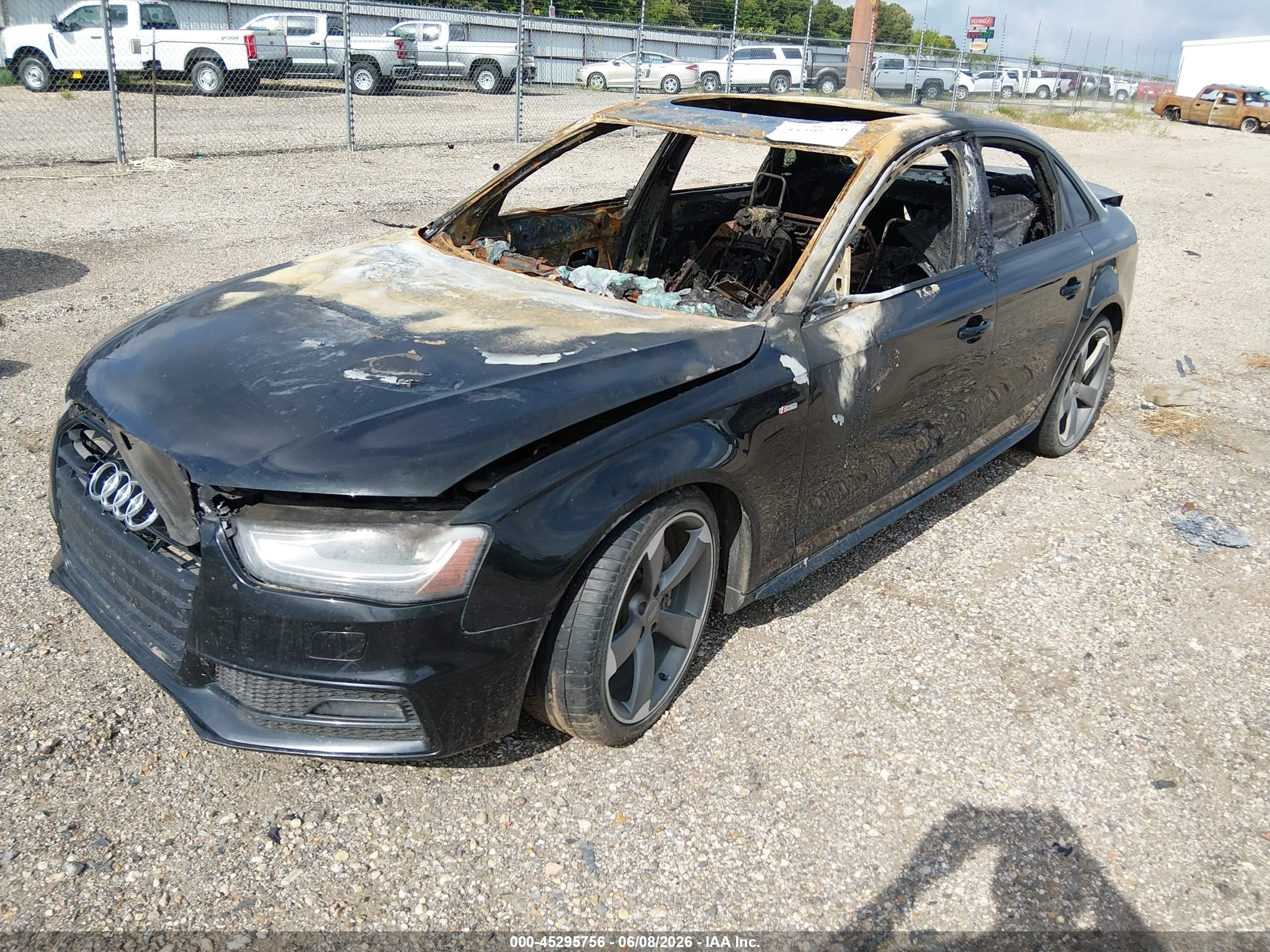 2014 Audi A4 2.0t Premium Черный vin: WAUEFAFL4EN005947