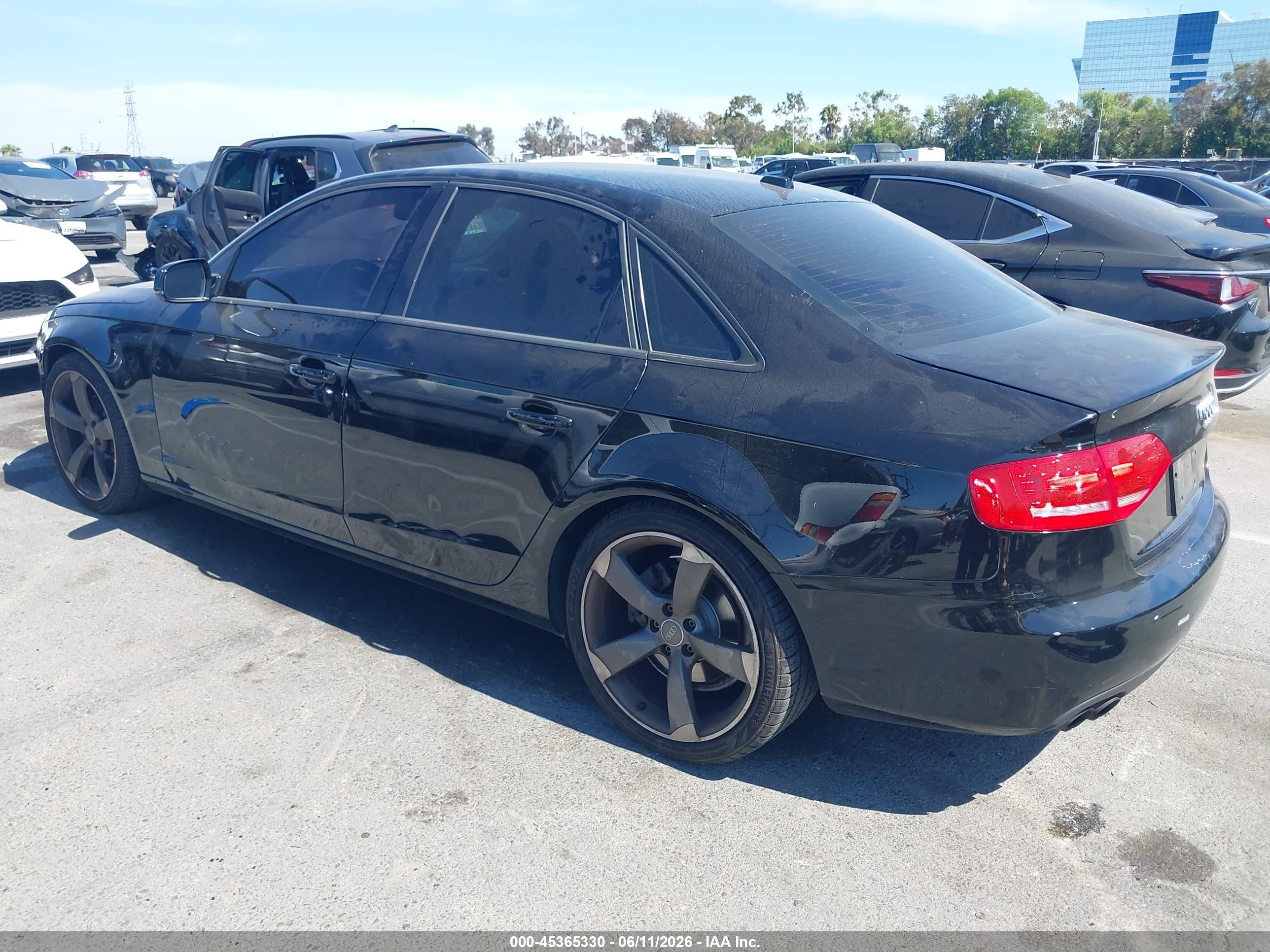2011 Audi A4 2.0t Premium Black vin: WAUEFAFL5BN030349