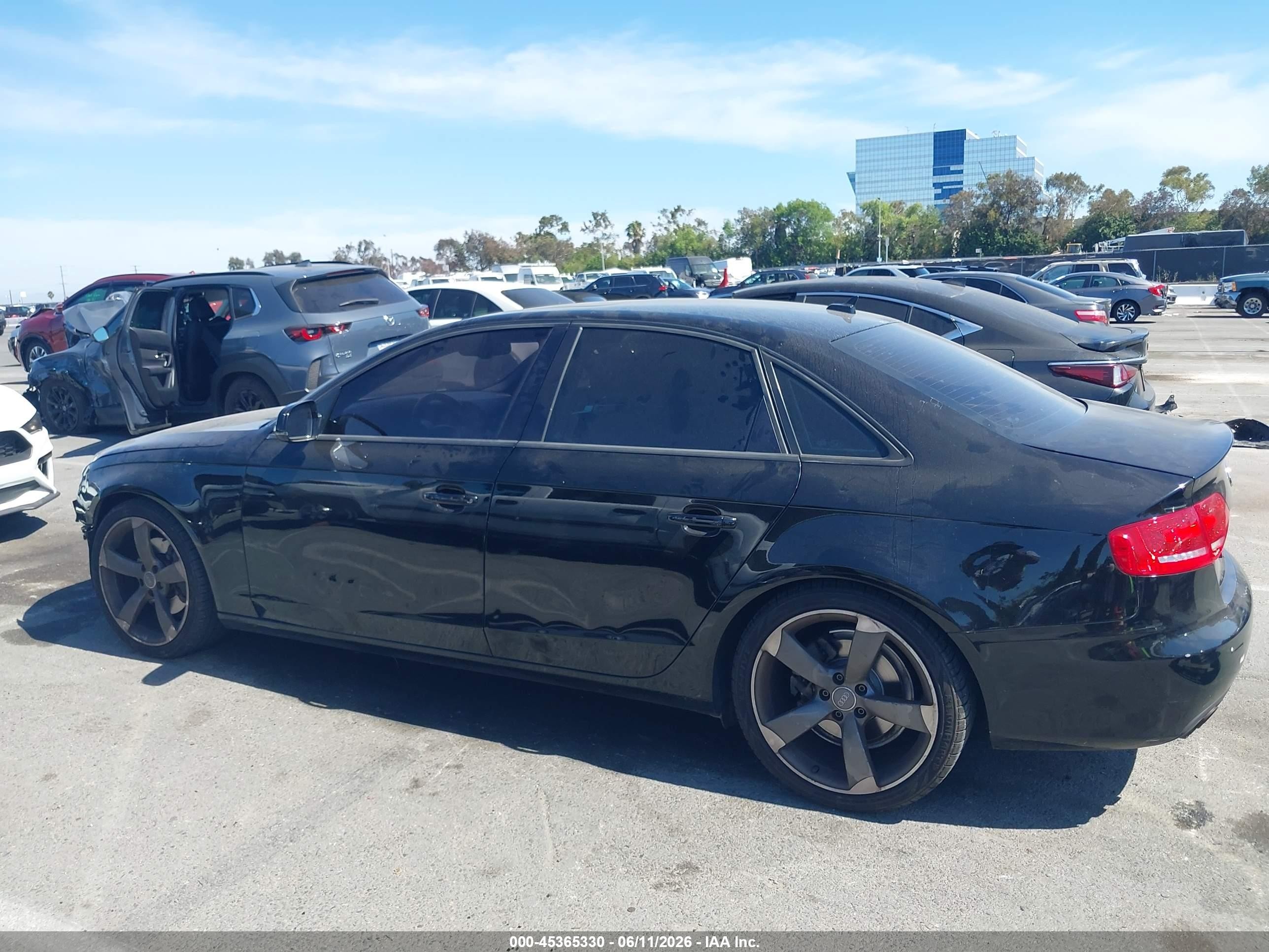 2011 Audi A4 2.0t Premium Black vin: WAUEFAFL5BN030349