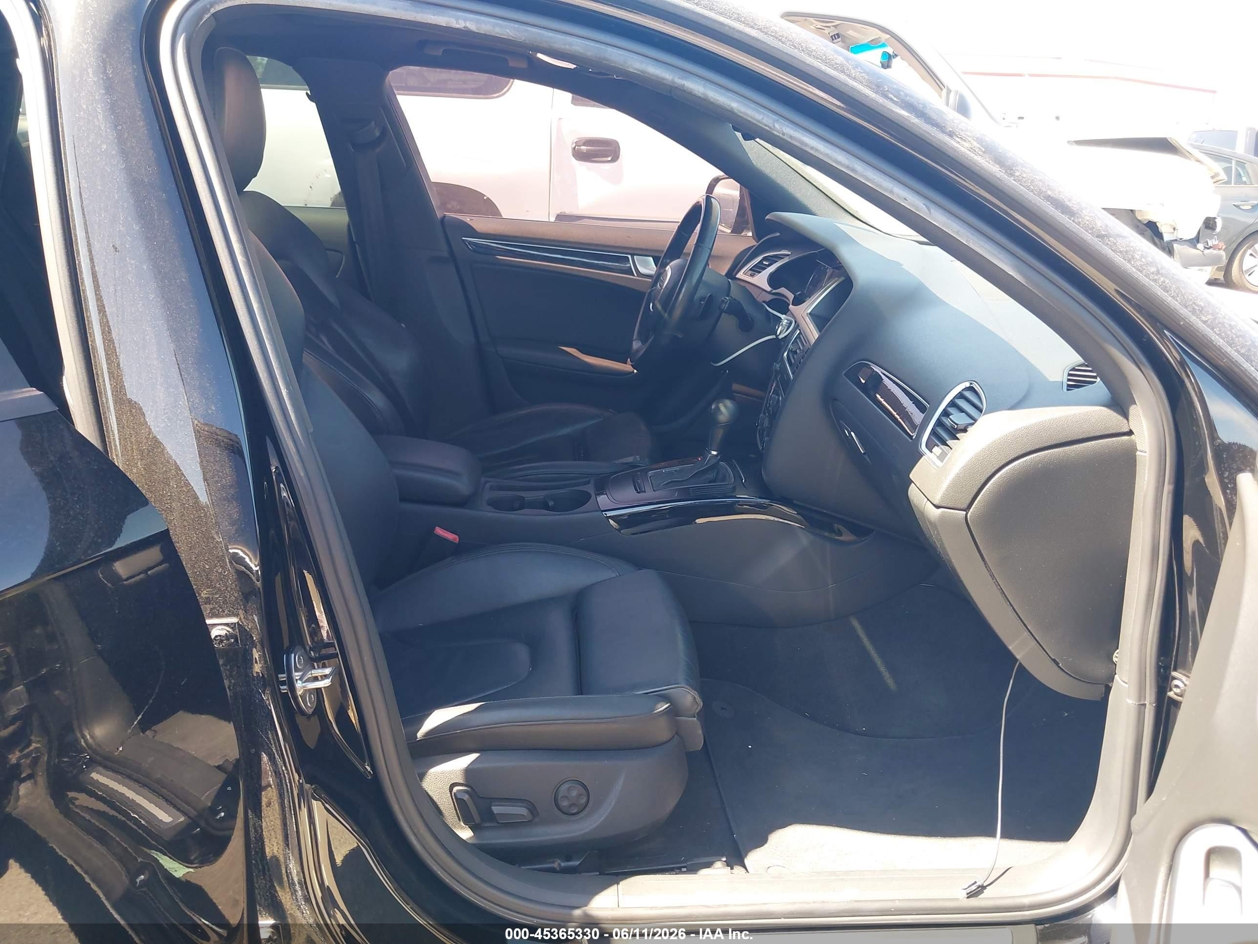 2011 Audi A4 2.0t Premium Black vin: WAUEFAFL5BN030349