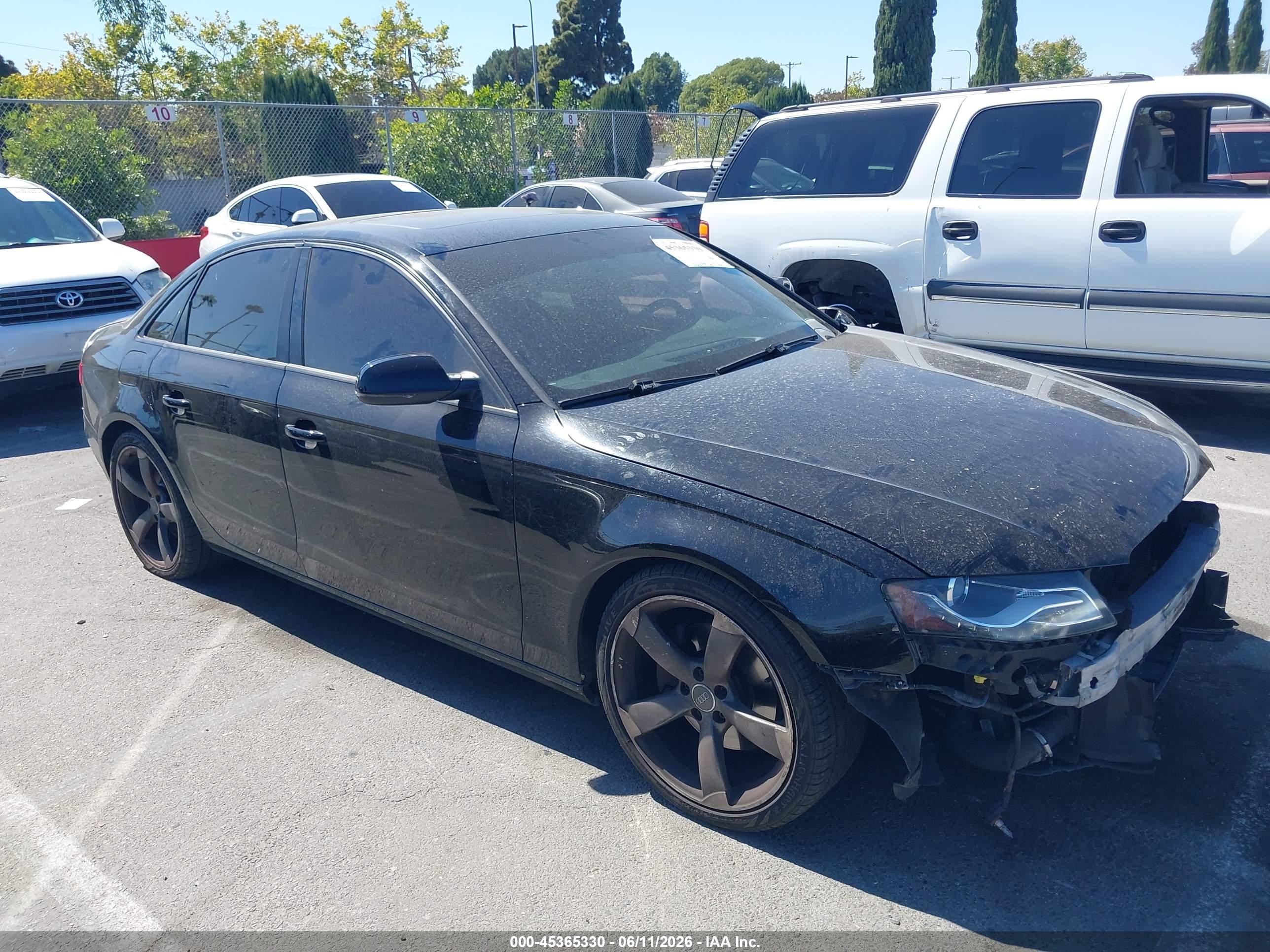 2011 Audi A4 2.0t Premium Black vin: WAUEFAFL5BN030349
