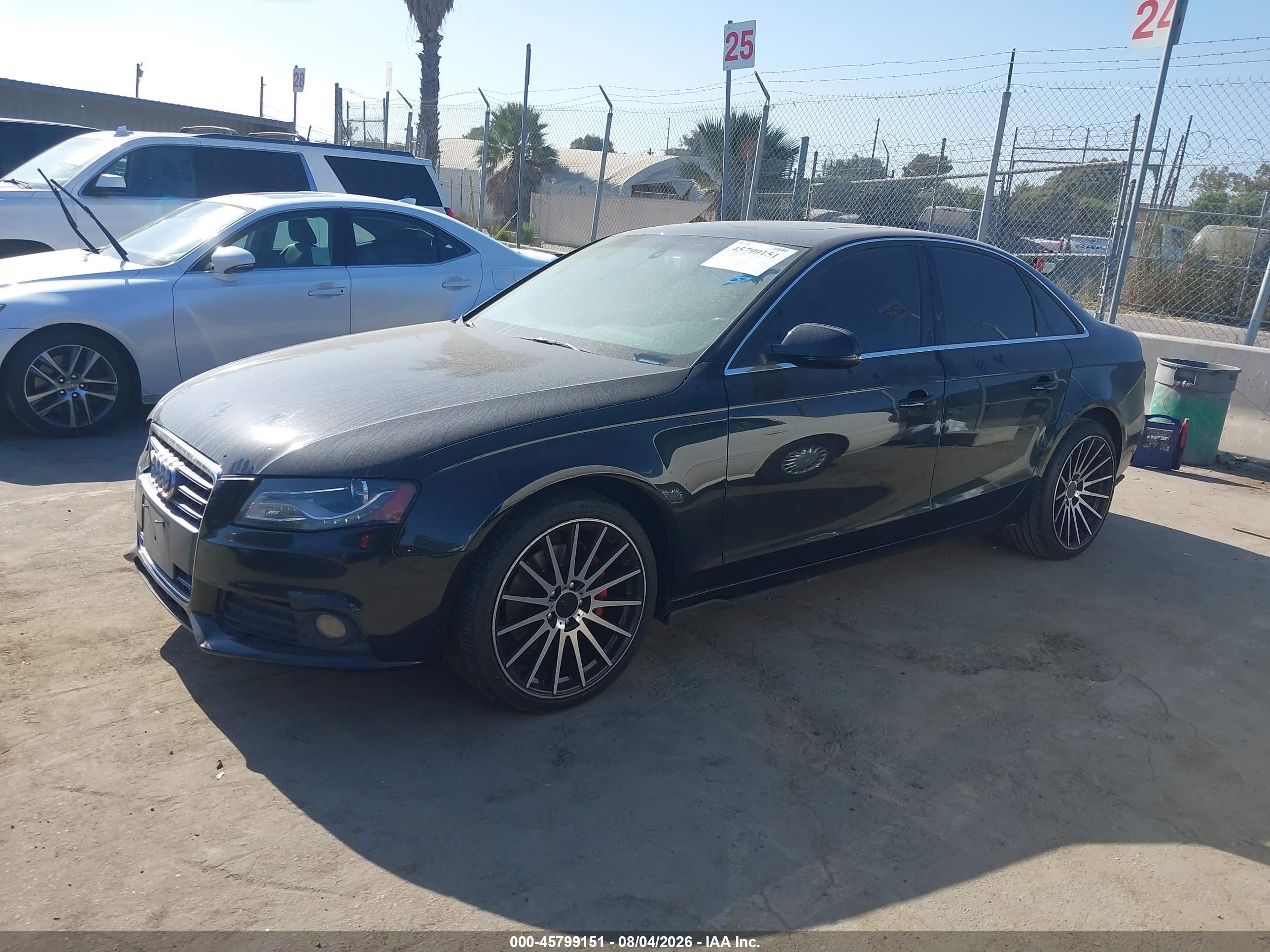 2011 Audi A4 2.0t Premium Plus Black vin: WAUEFAFL5BN053369