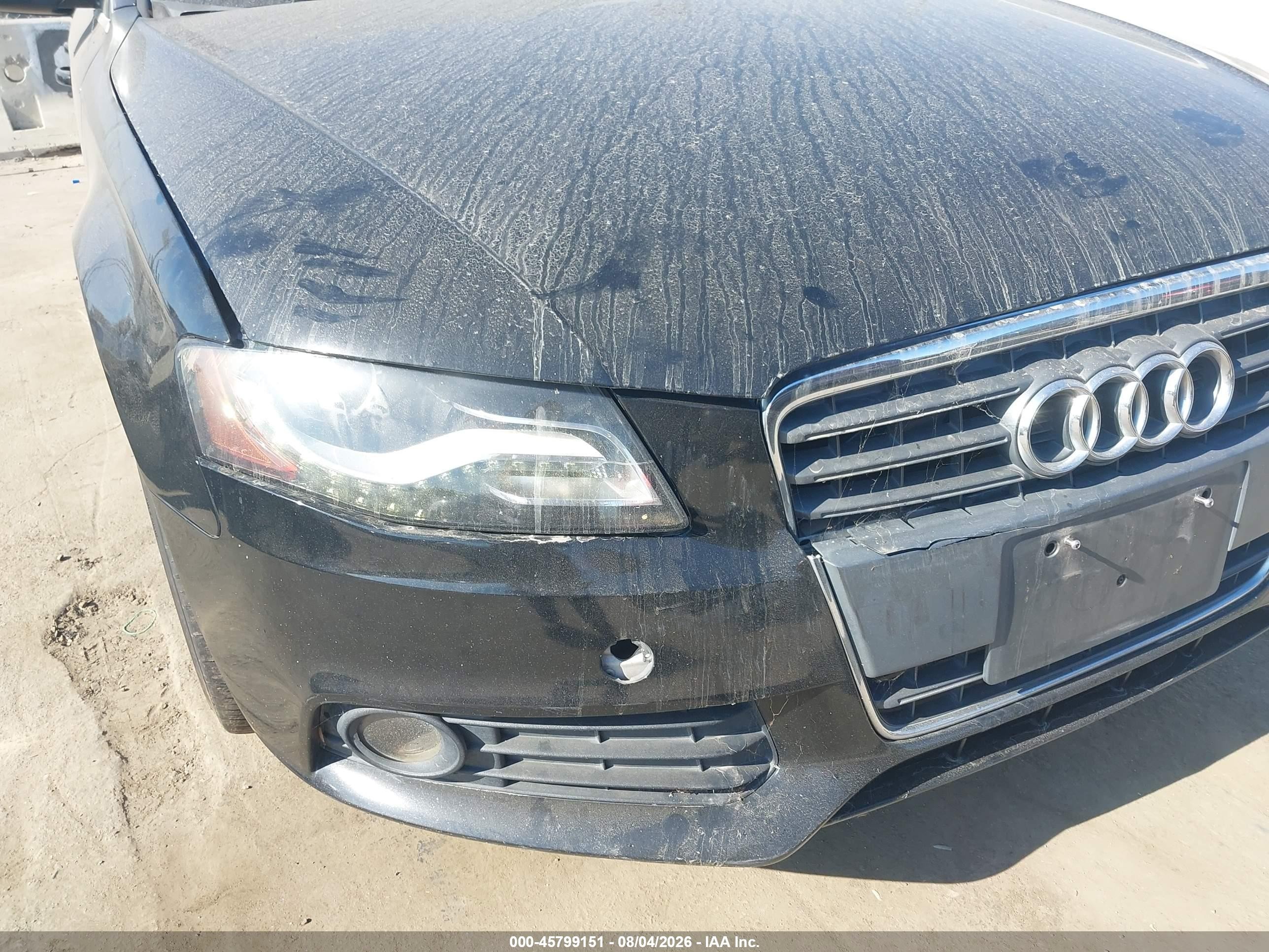 2011 Audi A4 2.0t Premium Plus Black vin: WAUEFAFL5BN053369