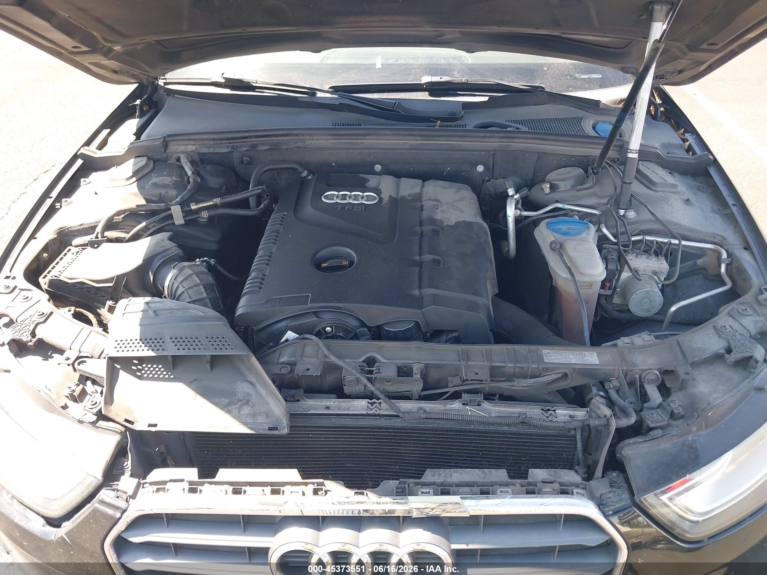2013 Audi A4 2.0t Premium Черный vin: WAUEFAFL5DN022030