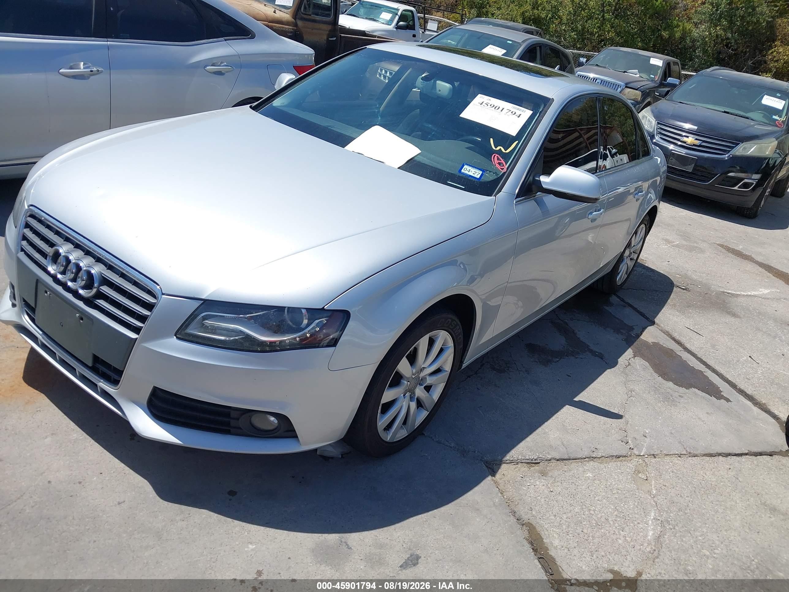2011 Audi A4 2.0t Premium Plus Gray vin: WAUEFAFL6BN053929