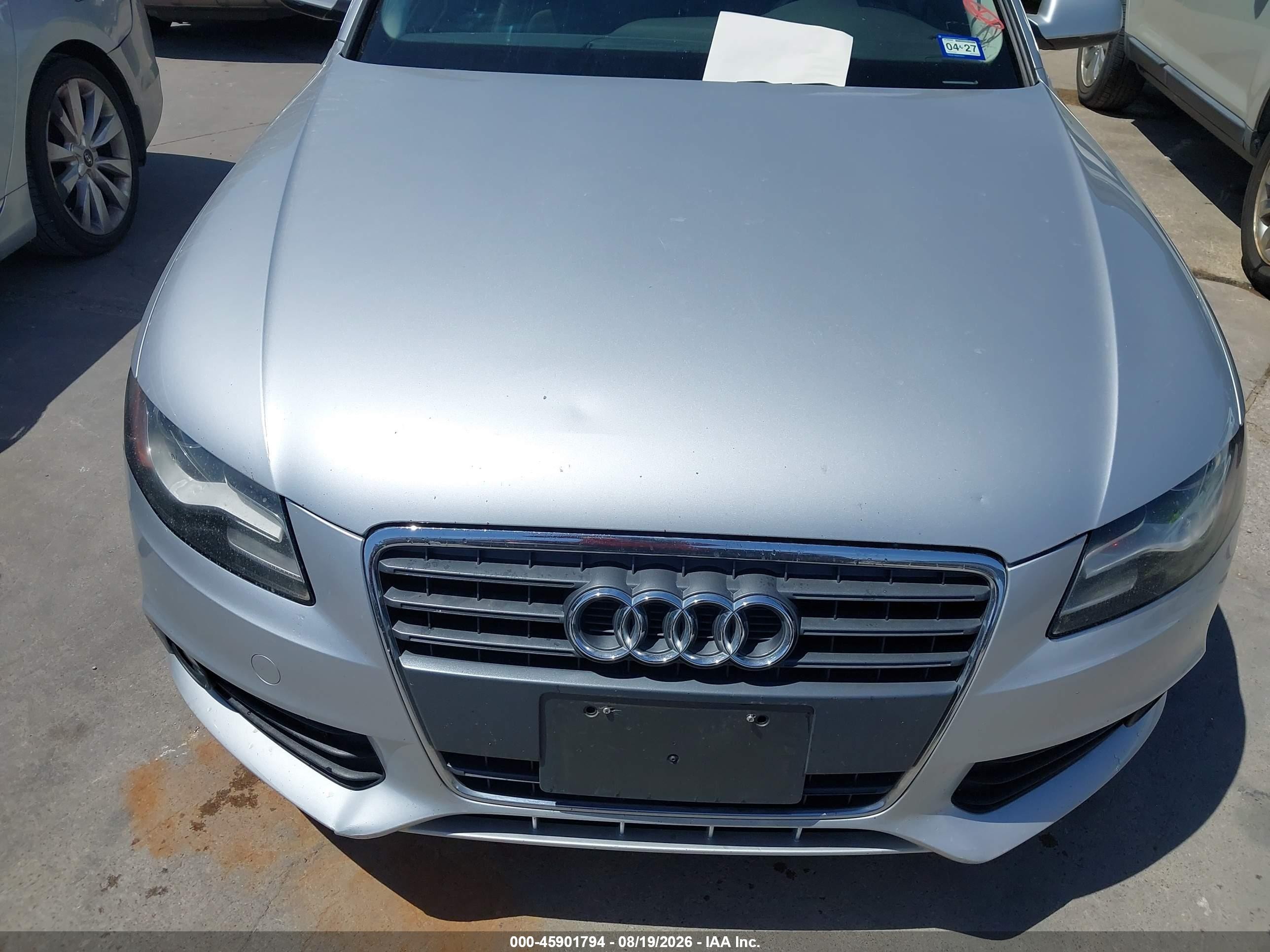 2011 Audi A4 2.0t Premium Plus Gray vin: WAUEFAFL6BN053929