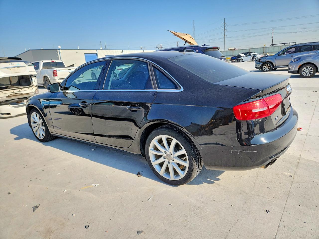 2013 Audi A4 Premium Plus Black vin: WAUEFAFL7DA171787