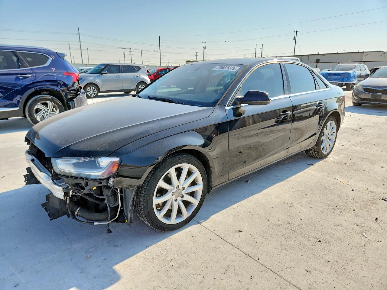 2013 Audi A4 Premium Plus Black vin: WAUEFAFL7DA171787