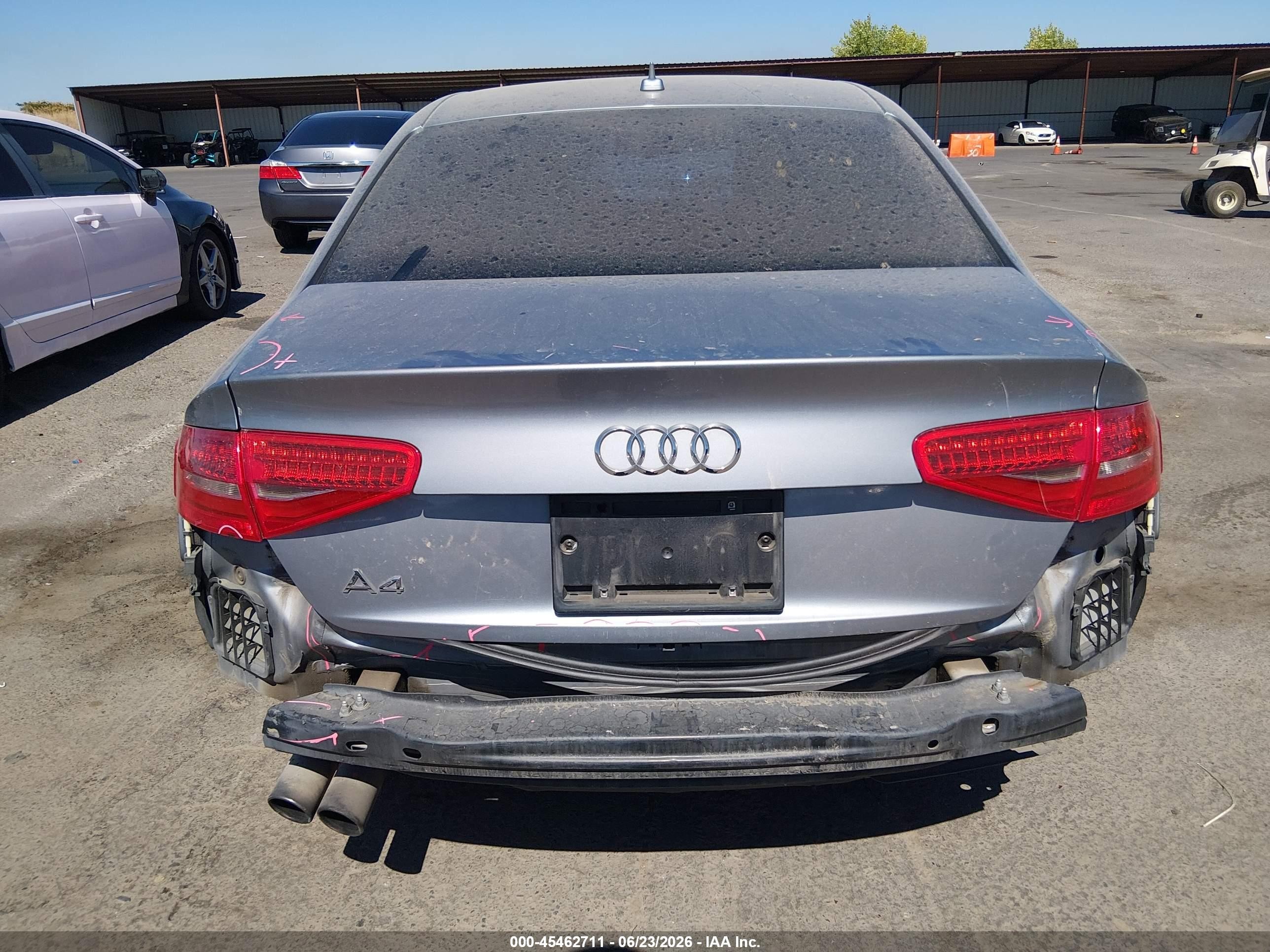 2015 Audi A4 2.0t Premium Silver vin: WAUEFAFL7FA071370