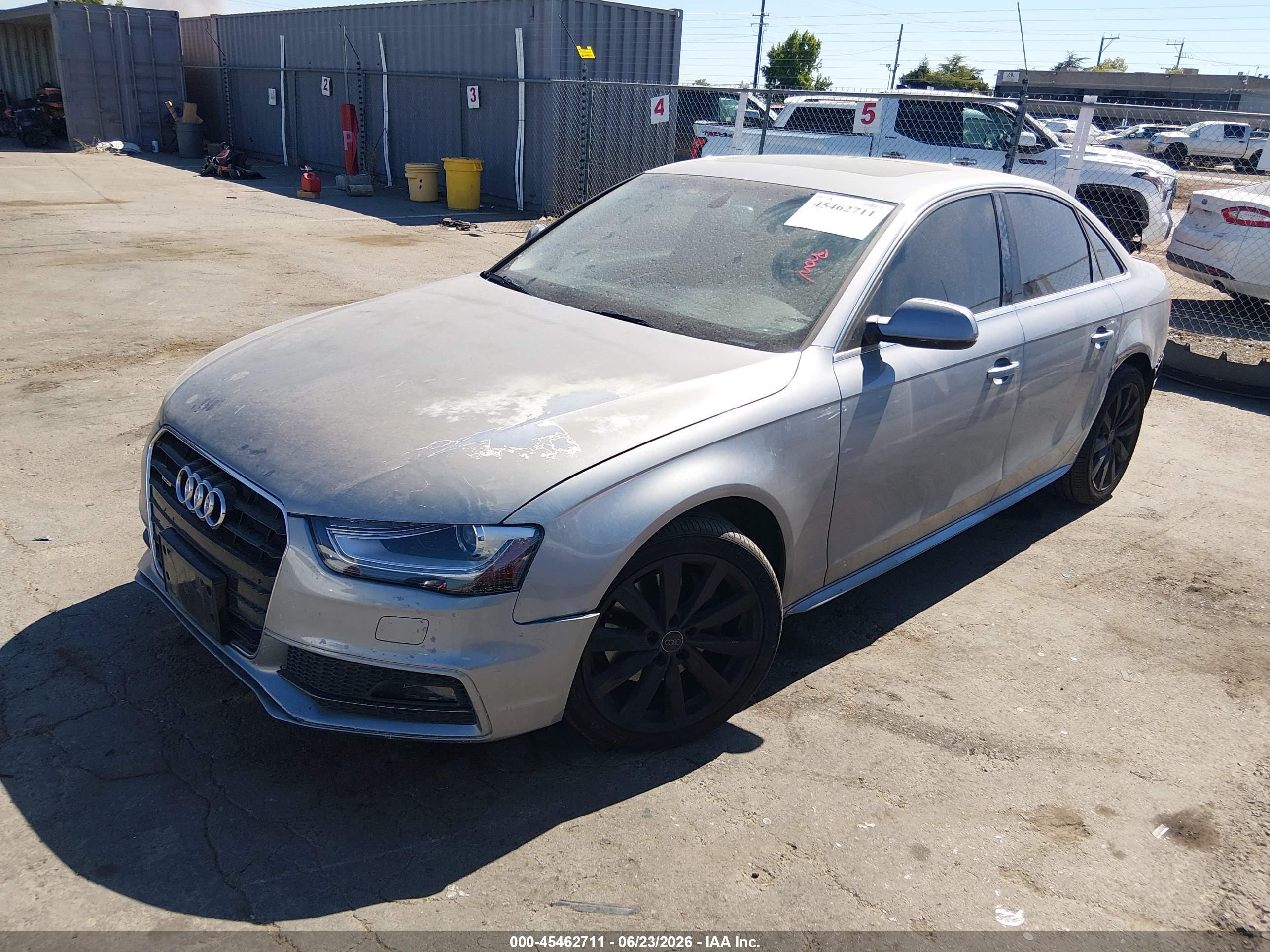 2015 Audi A4 2.0t Premium Silver vin: WAUEFAFL7FA071370