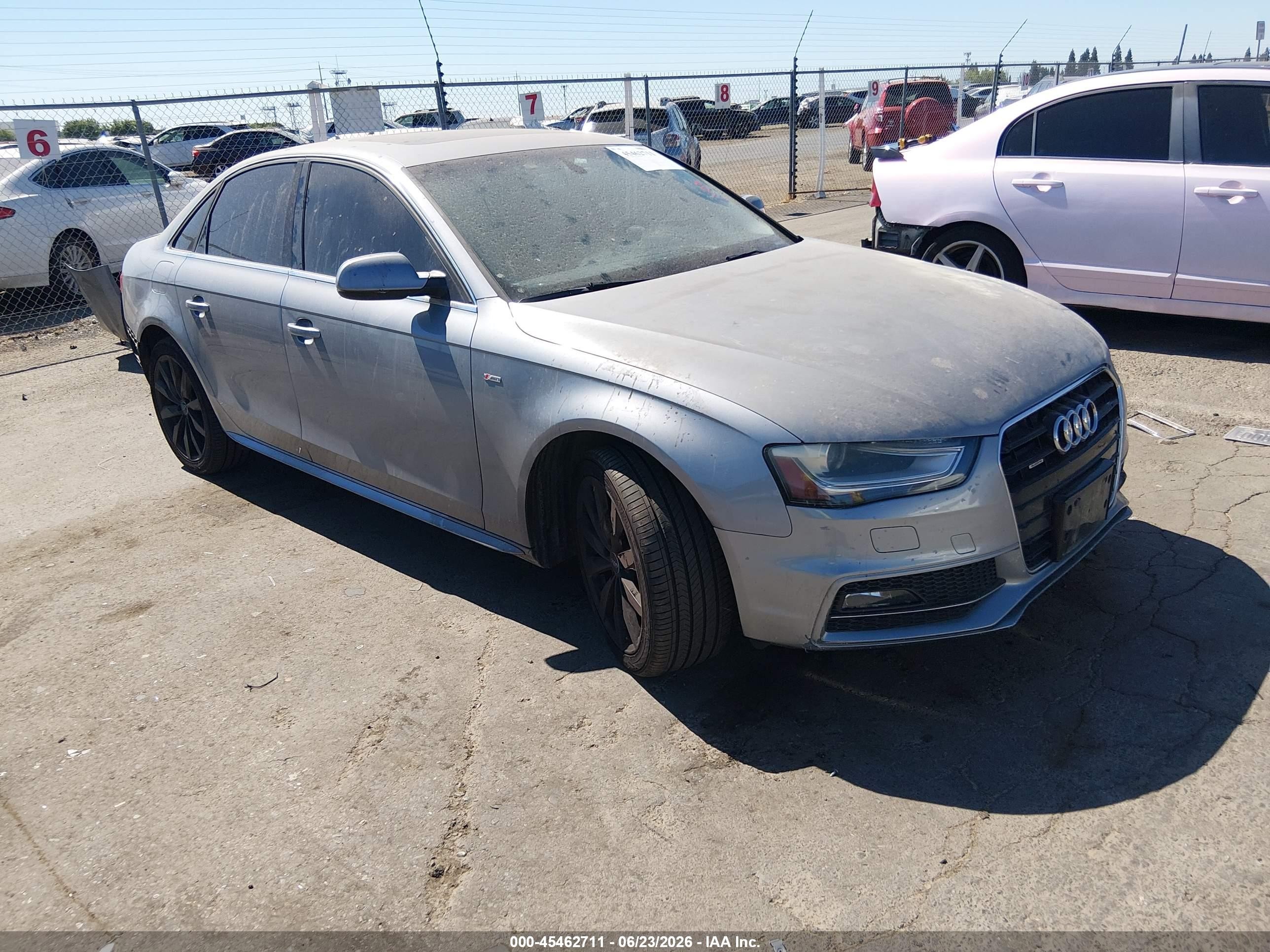 2015 Audi A4 2.0t Premium Серебряный vin: WAUEFAFL7FA071370