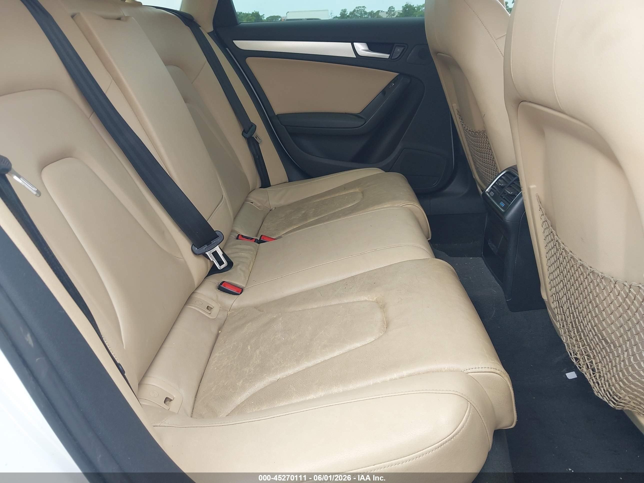 2015 Audi A4 2.0t Premium White vin: WAUEFAFL7FN016717