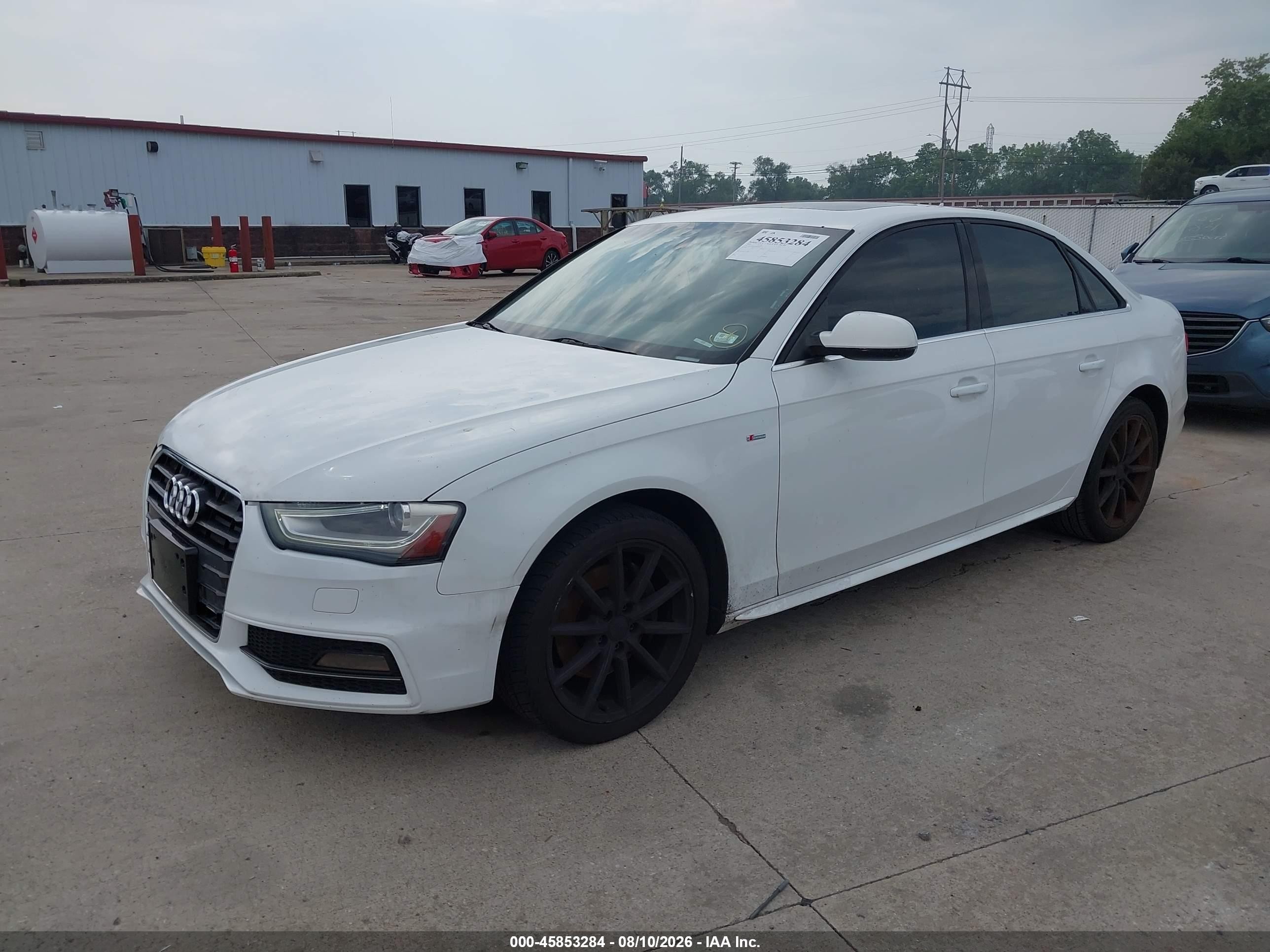 2014 Audi A4 2.0t Premium White vin: WAUEFAFL8EN003909