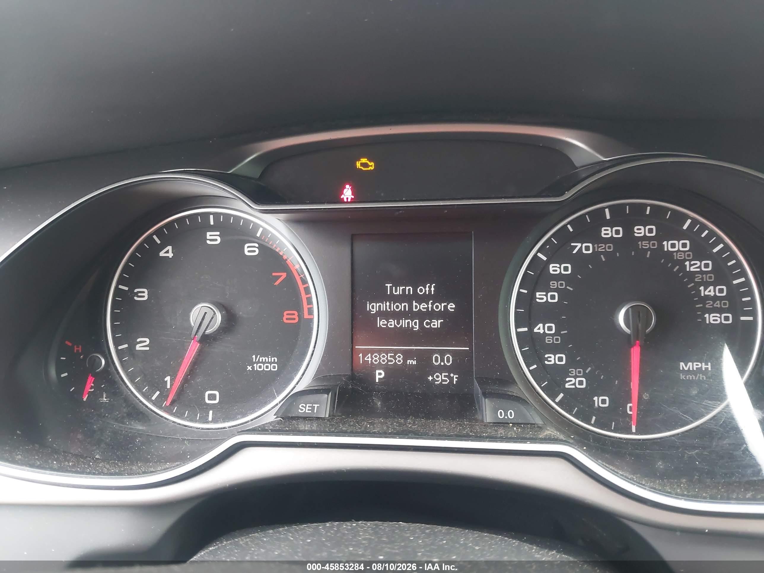 2014 Audi A4 2.0t Premium White vin: WAUEFAFL8EN003909
