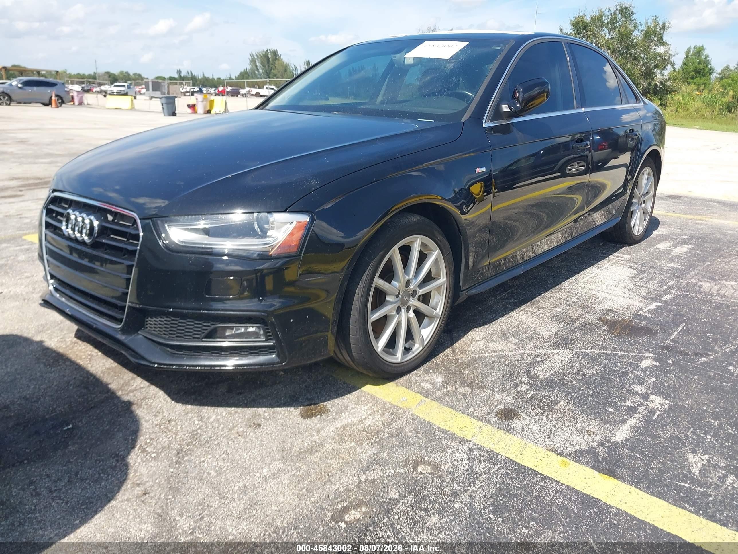 2014 Audi A4 2.0t Premium Black vin: WAUEFAFL8EN039065
