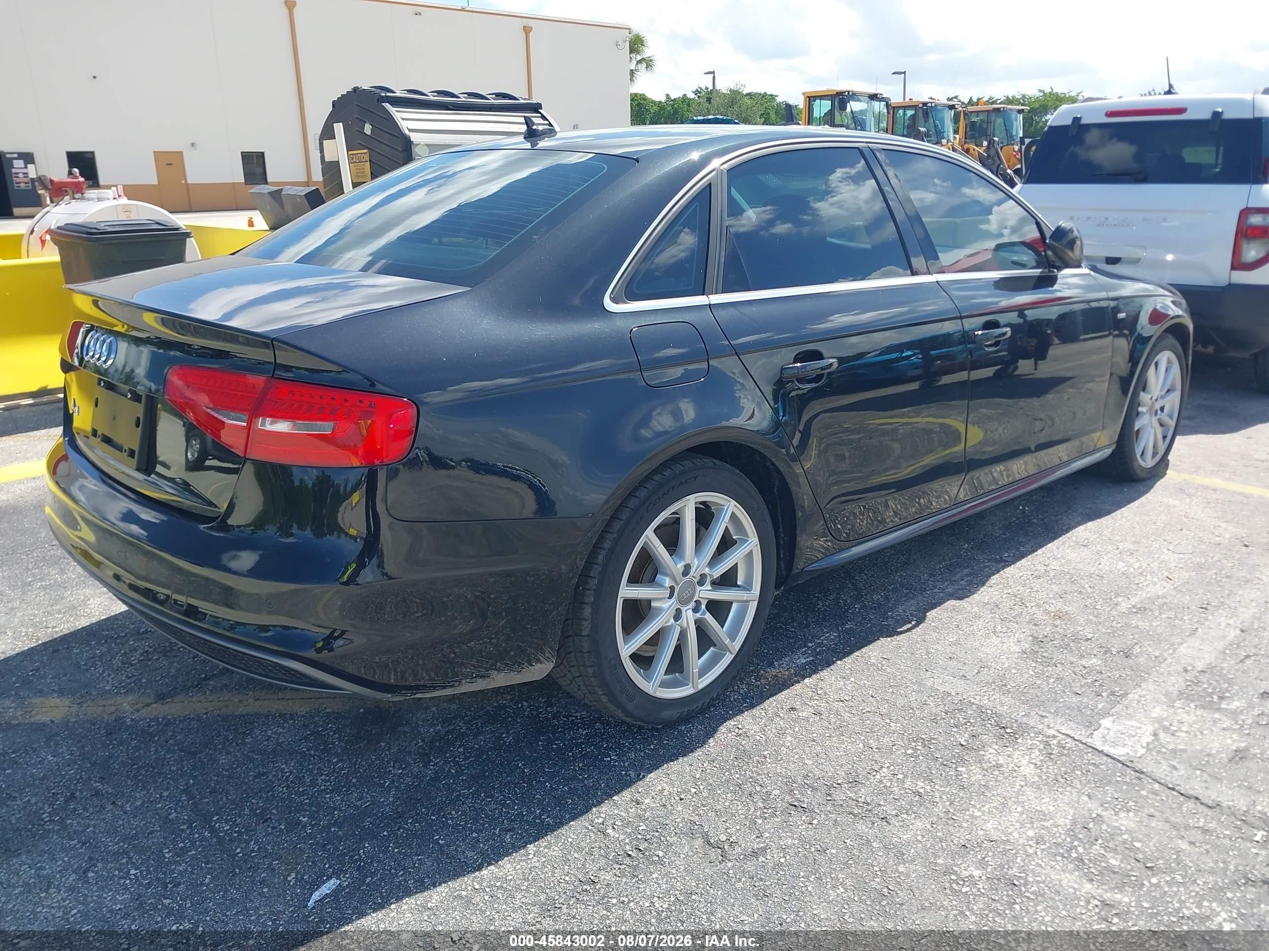2014 Audi A4 2.0t Premium Black vin: WAUEFAFL8EN039065