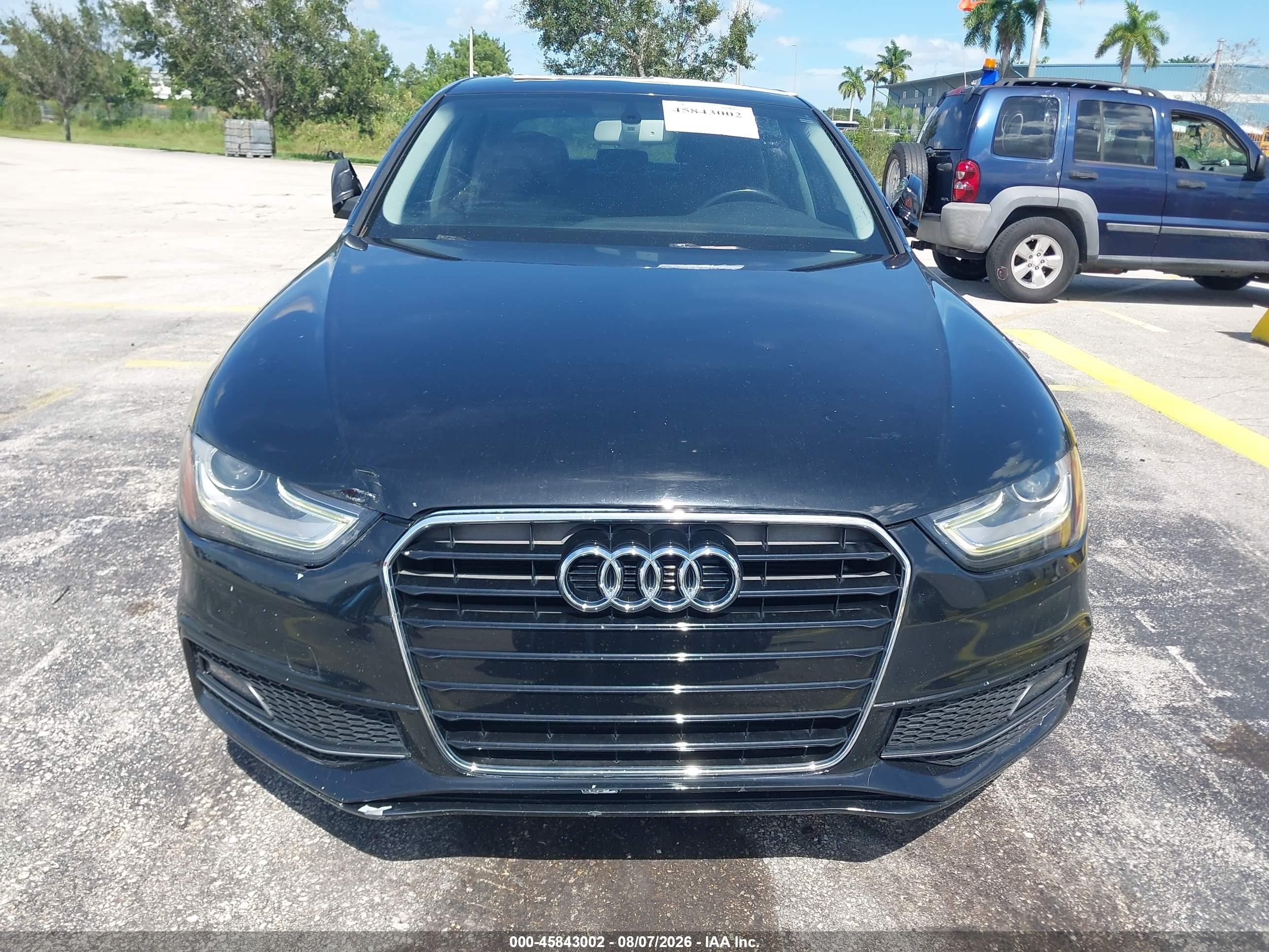 2014 Audi A4 2.0t Premium Black vin: WAUEFAFL8EN039065