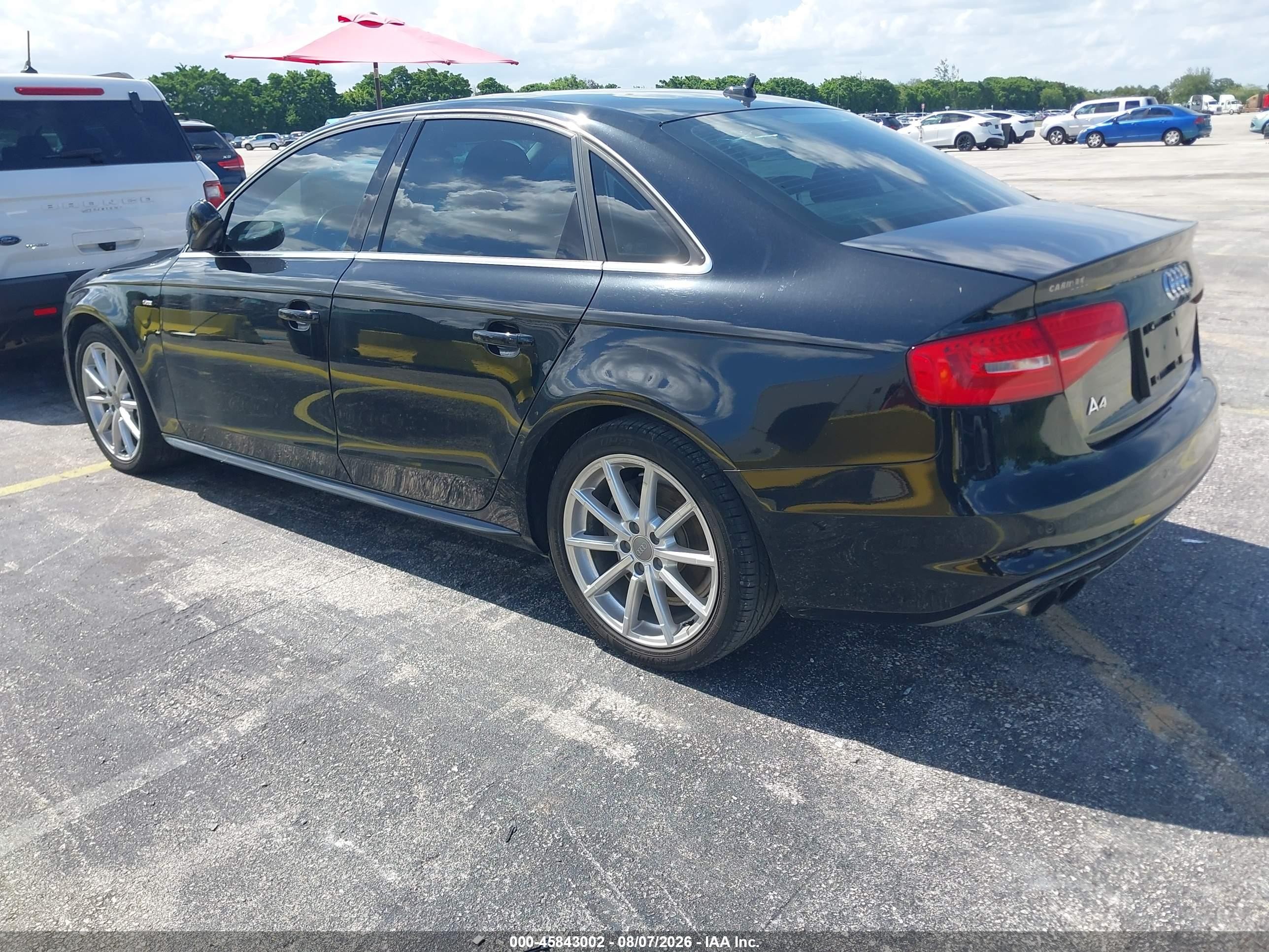 2014 Audi A4 2.0t Premium Black vin: WAUEFAFL8EN039065