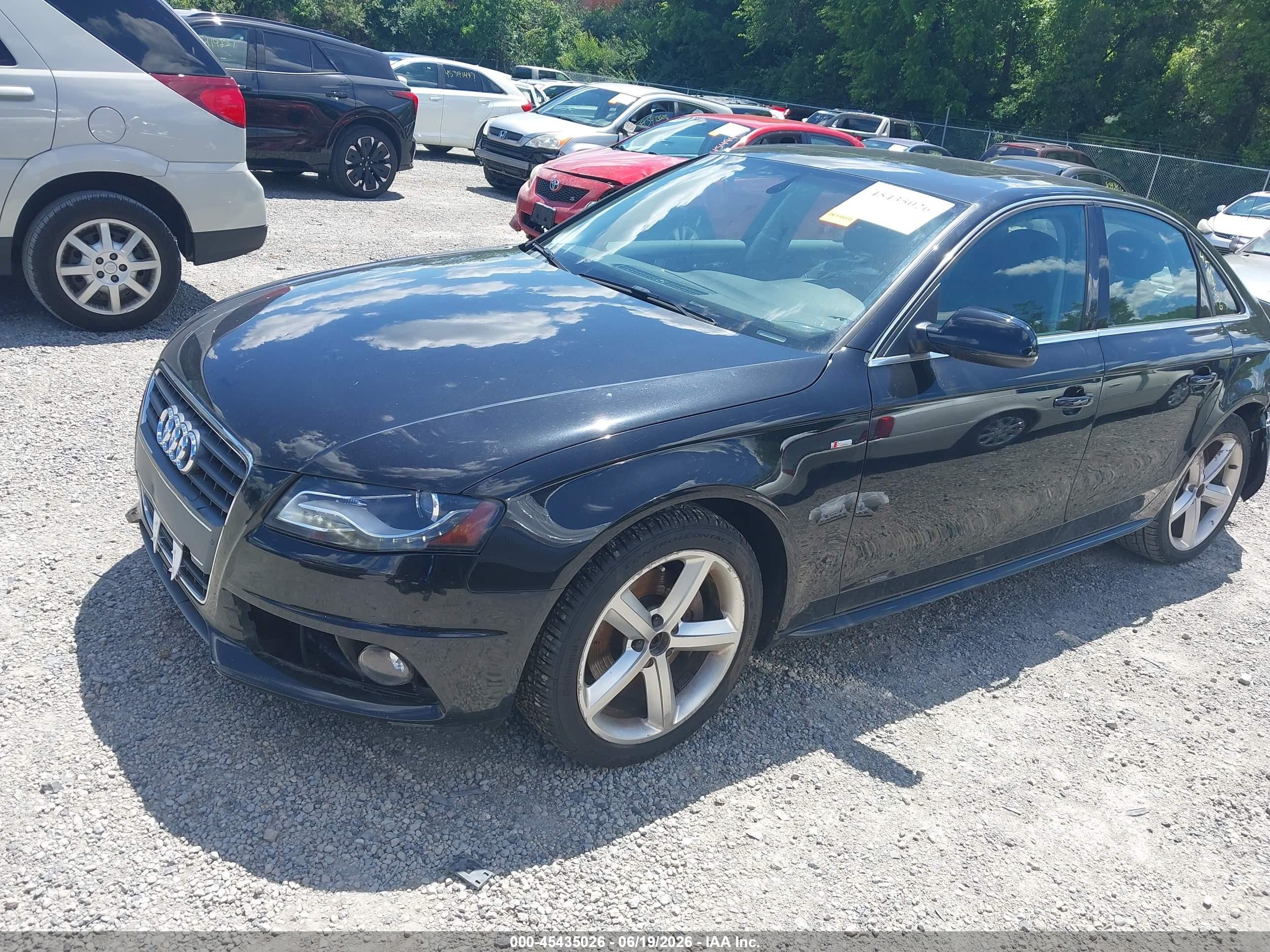 2012 Audi A4 2.0t Premium Черный vin: WAUEFAFL9CA115784