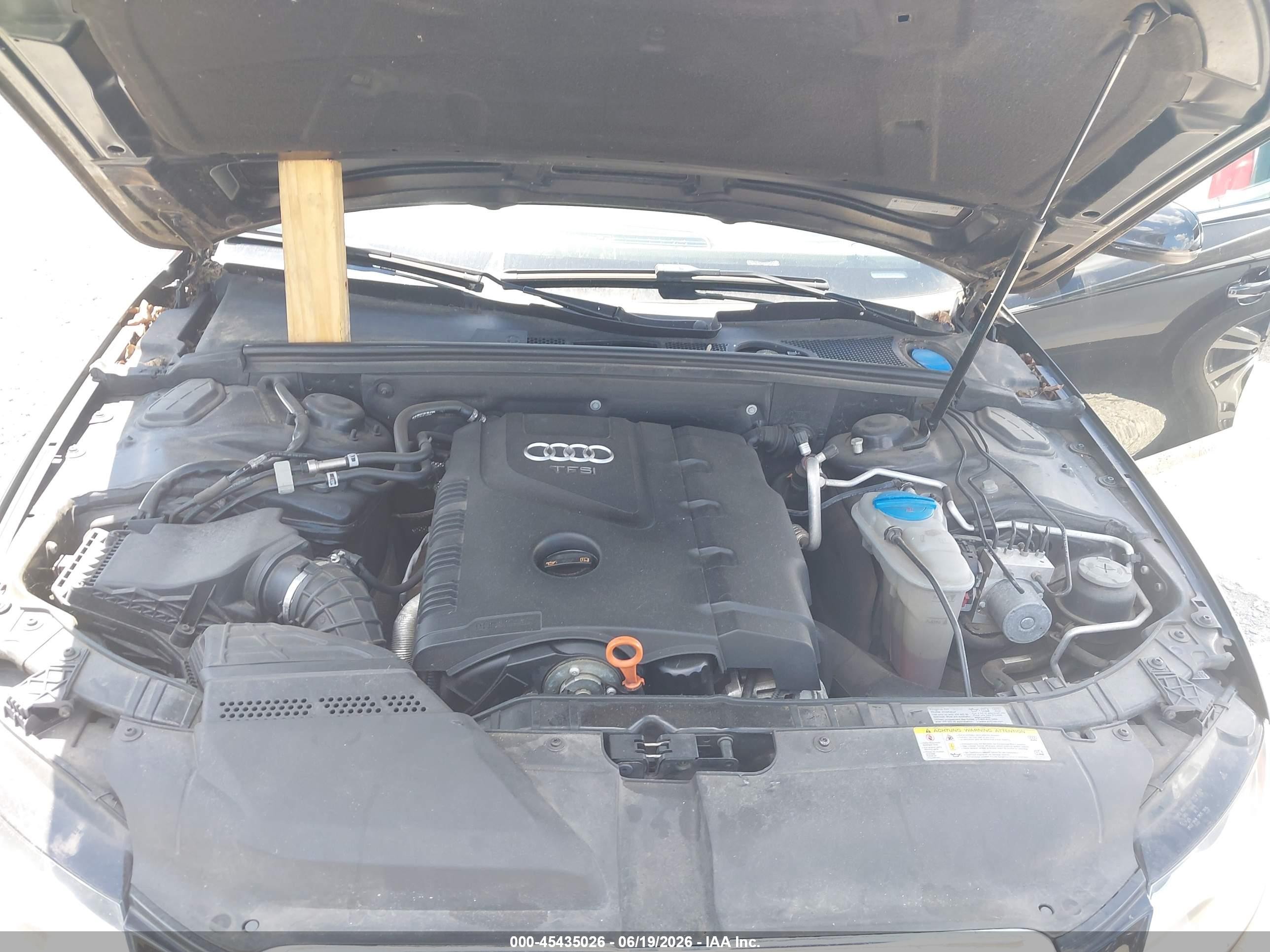 2012 Audi A4 2.0t Premium Черный vin: WAUEFAFL9CA115784
