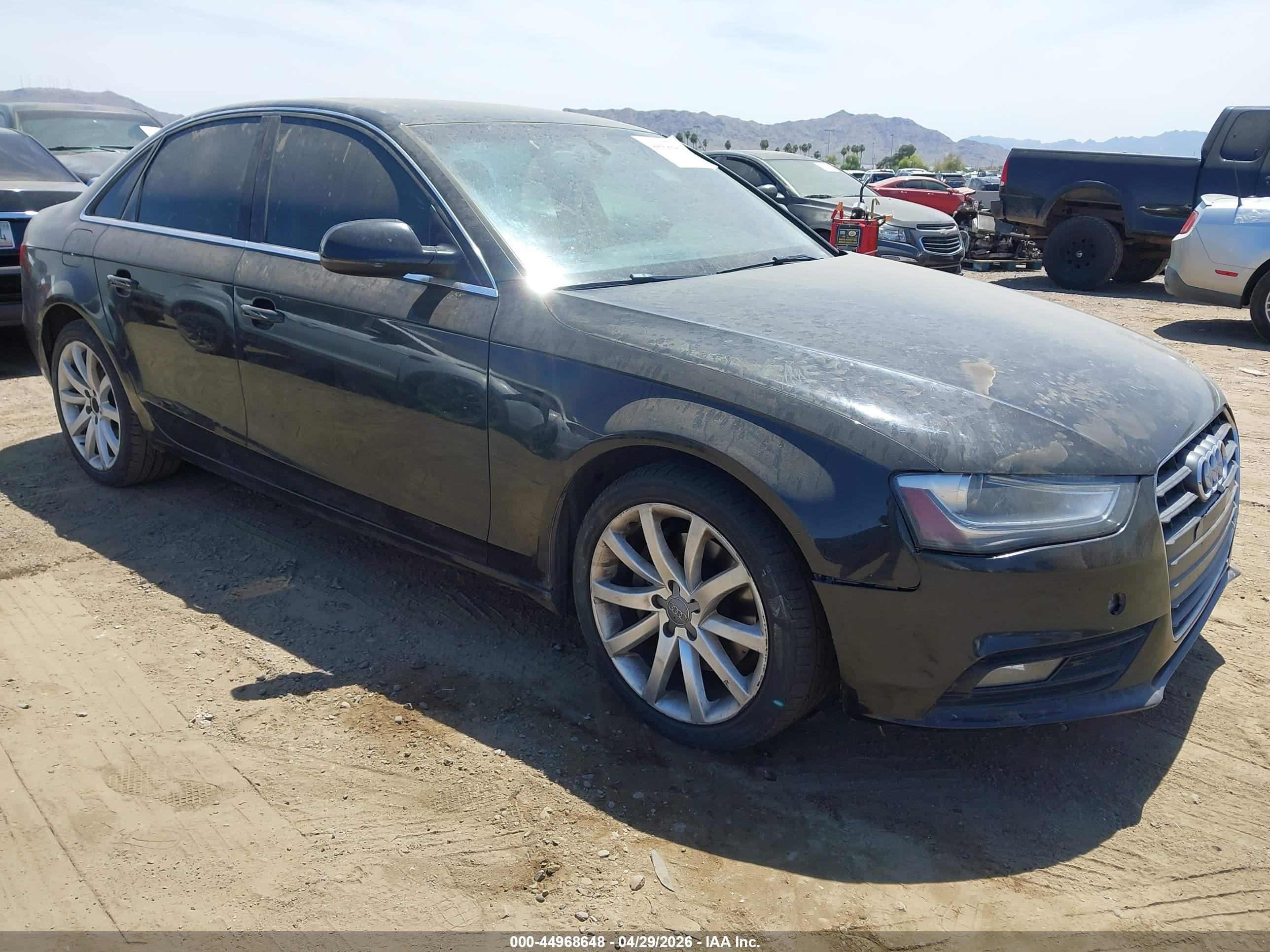 2013 Audi A4 2.0t Premium Black vin: WAUEFAFL9DN010219