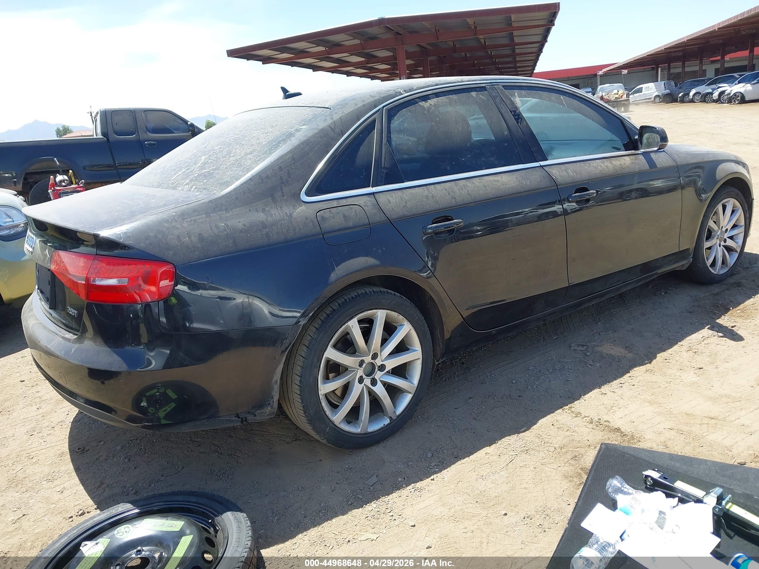 2013 Audi A4 2.0t Premium Black vin: WAUEFAFL9DN010219