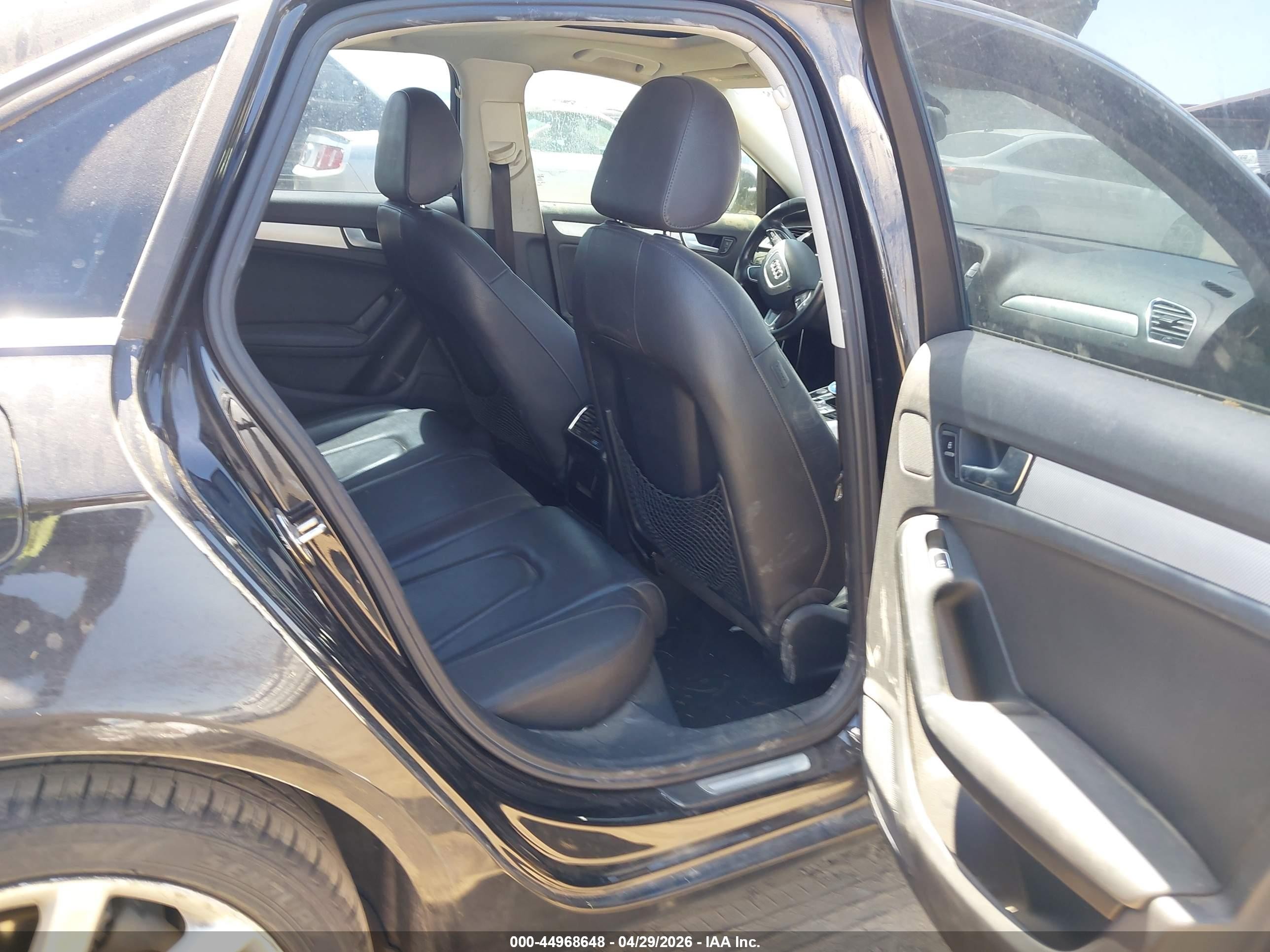 2013 Audi A4 2.0t Premium Black vin: WAUEFAFL9DN010219