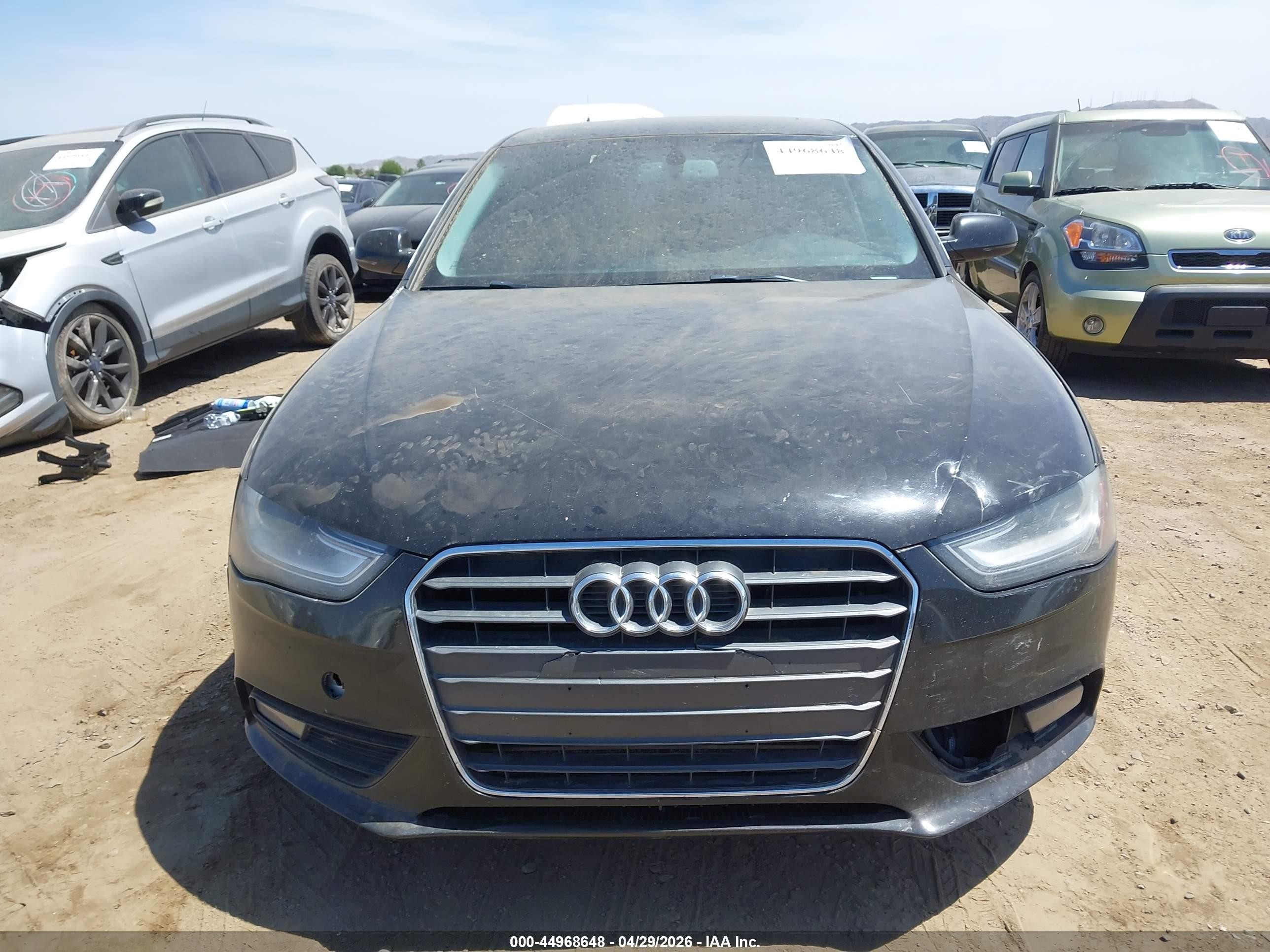 2013 Audi A4 2.0t Premium Black vin: WAUEFAFL9DN010219