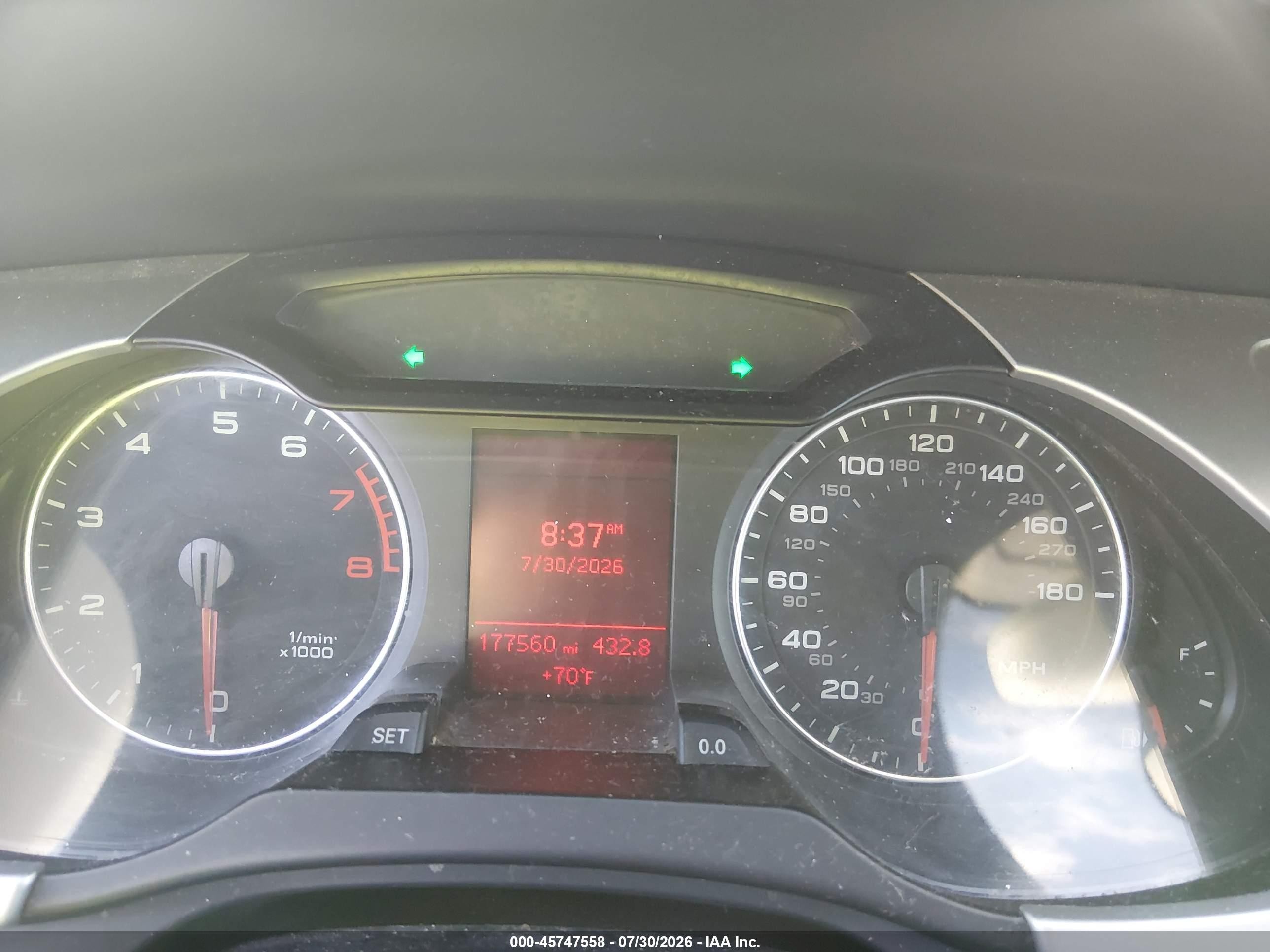 2011 Audi A4 2.0t Premium Plus Silver vin: WAUEFAFLXBN046904