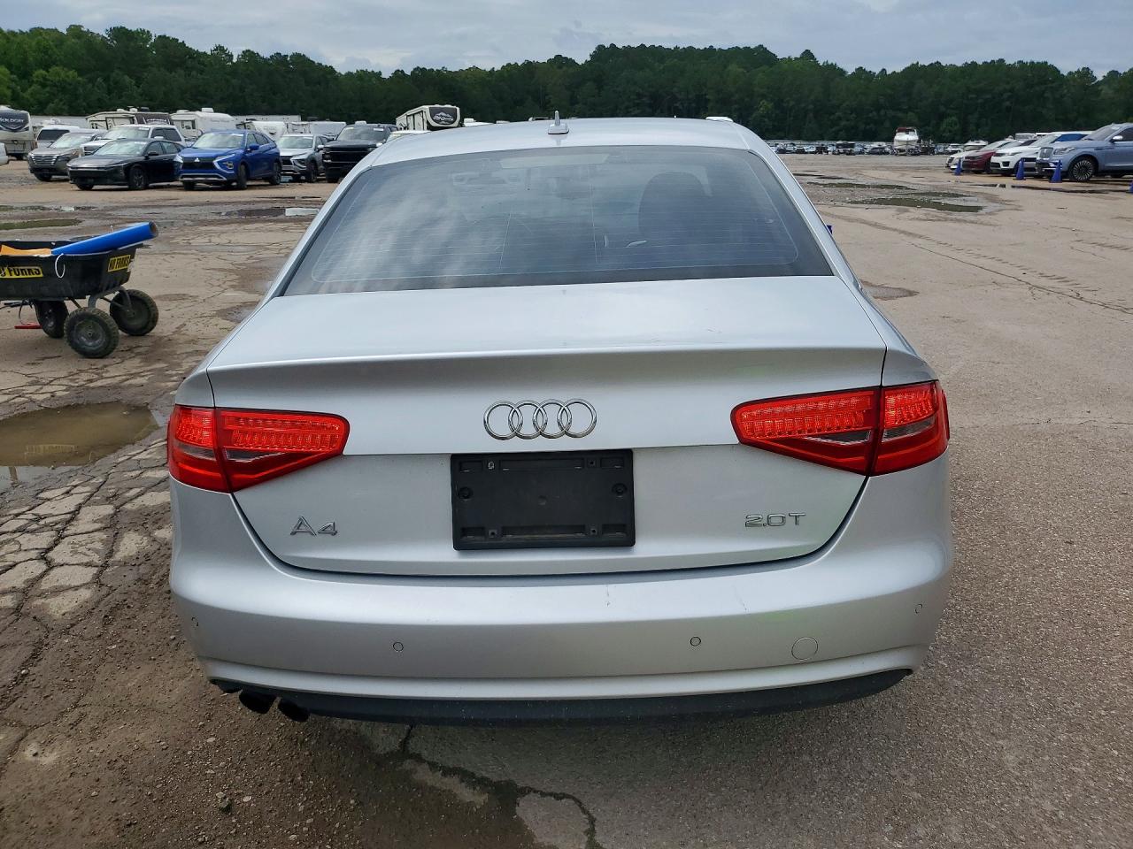 2013 Audi A4 Premium Plus Silver vin: WAUEFAFLXDA196330