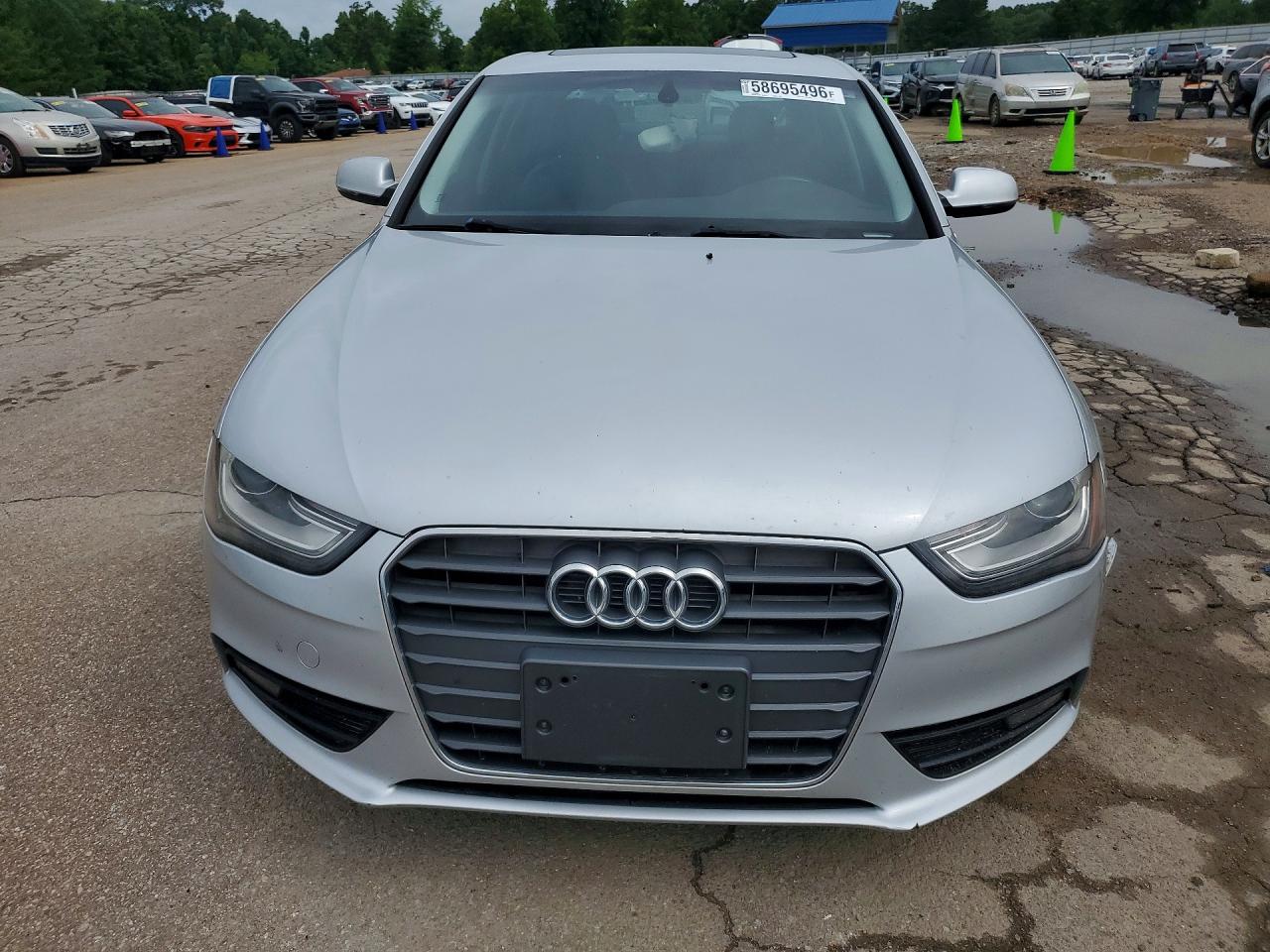 2013 Audi A4 Premium Plus Silver vin: WAUEFAFLXDA196330