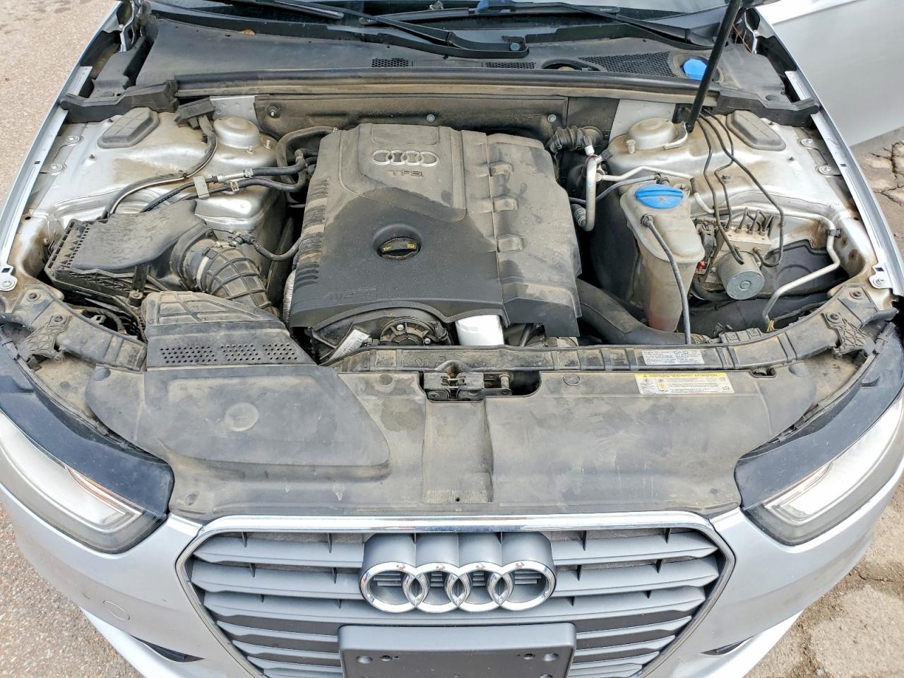 2013 Audi A4 Premium Plus Silver vin: WAUEFAFLXDA196330