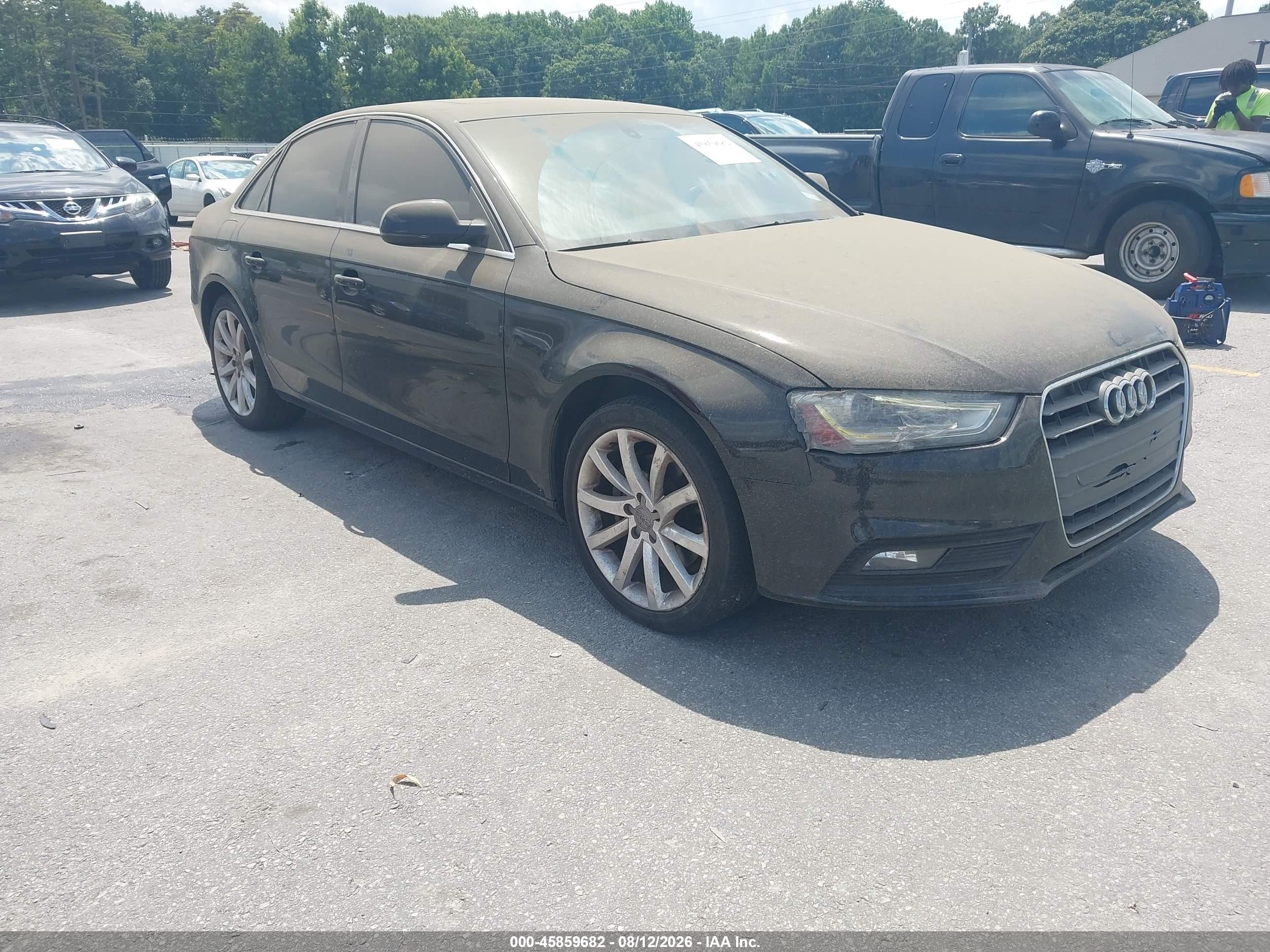 2013 Audi A4 2.0t Premium Black vin: WAUEFAFLXDN045657